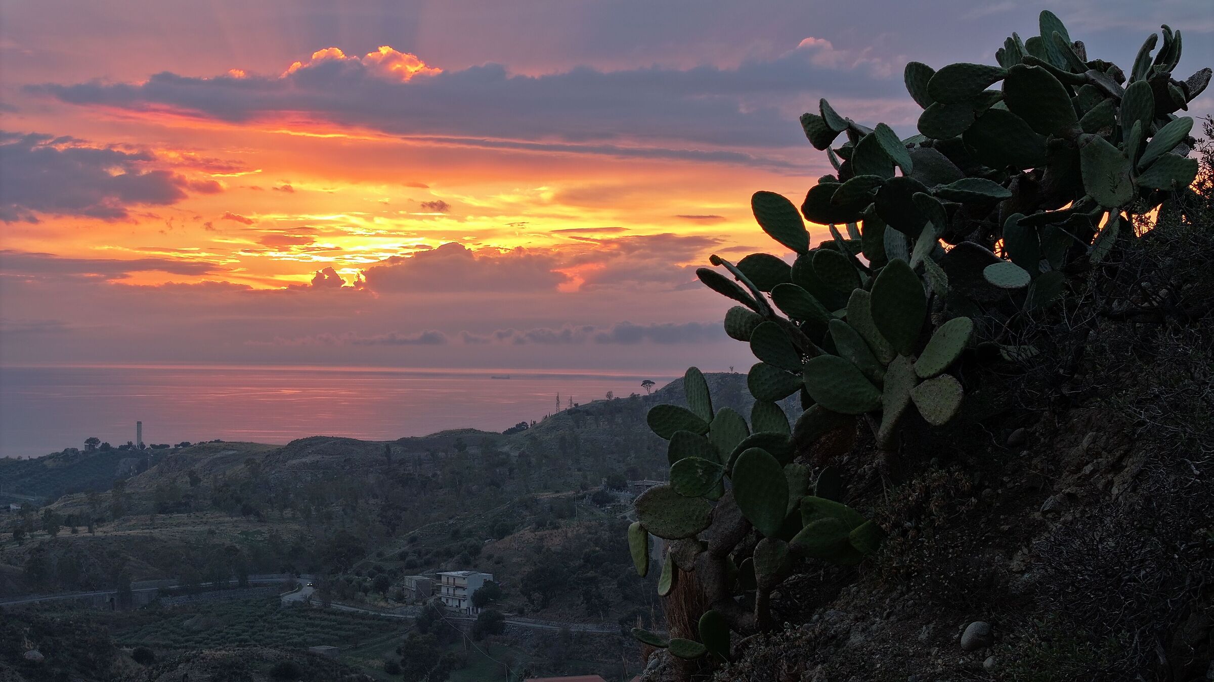 Calabrian sunset - Rocca di Pentedattilo