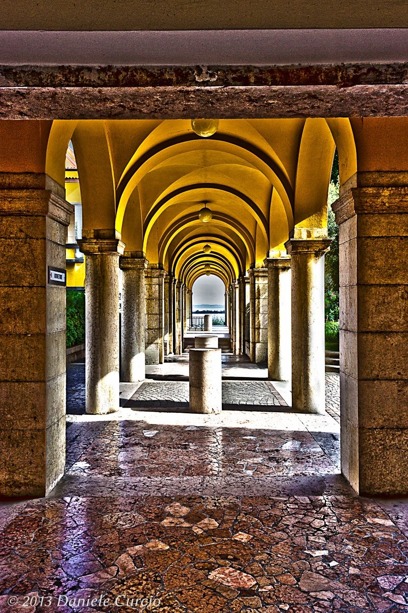 Scorcio del Vittoriale di D'Annunzio