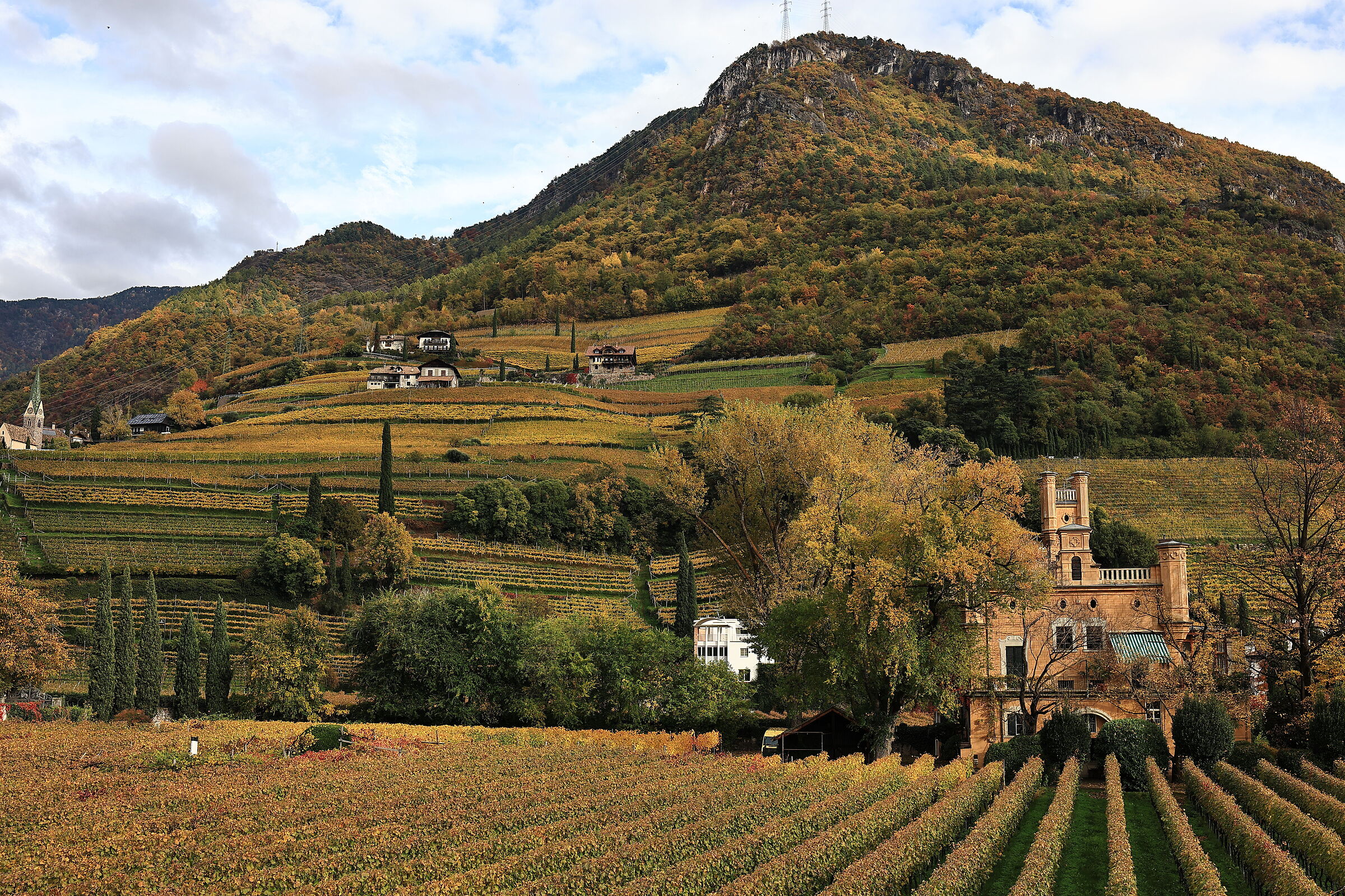 Lungotalvera promenade in Bolzano