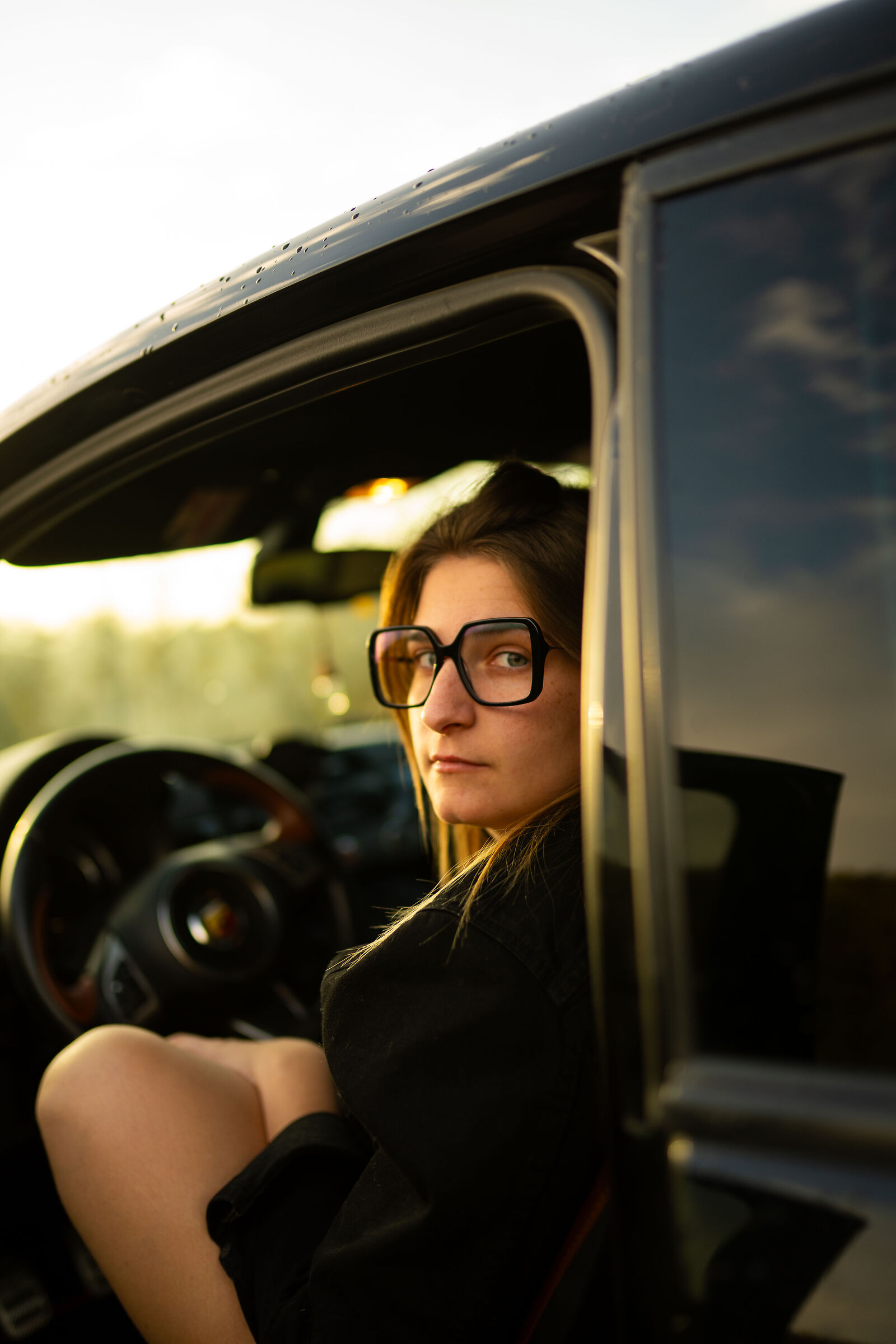 "Between a thought and the road"