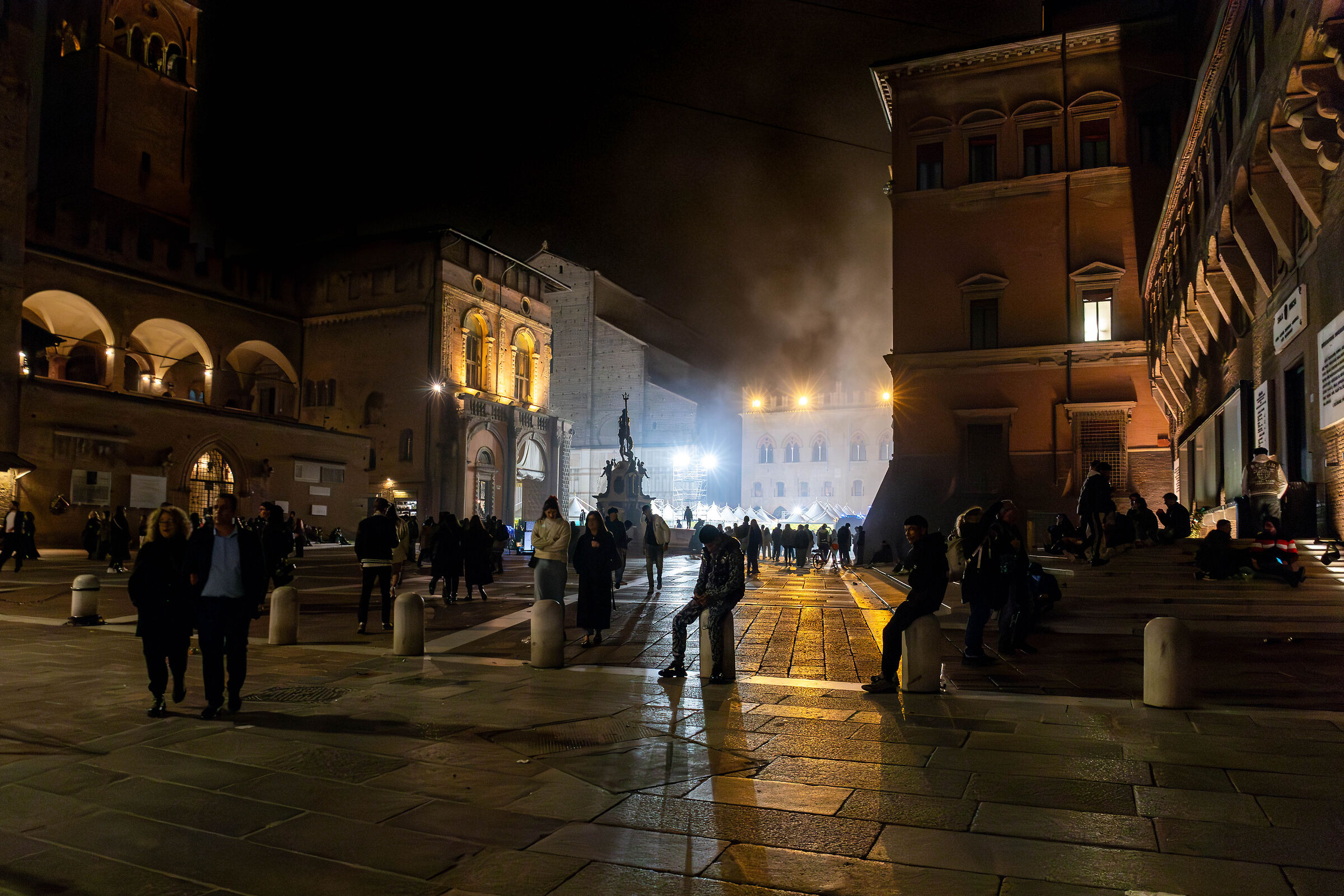 Secular festival in the square