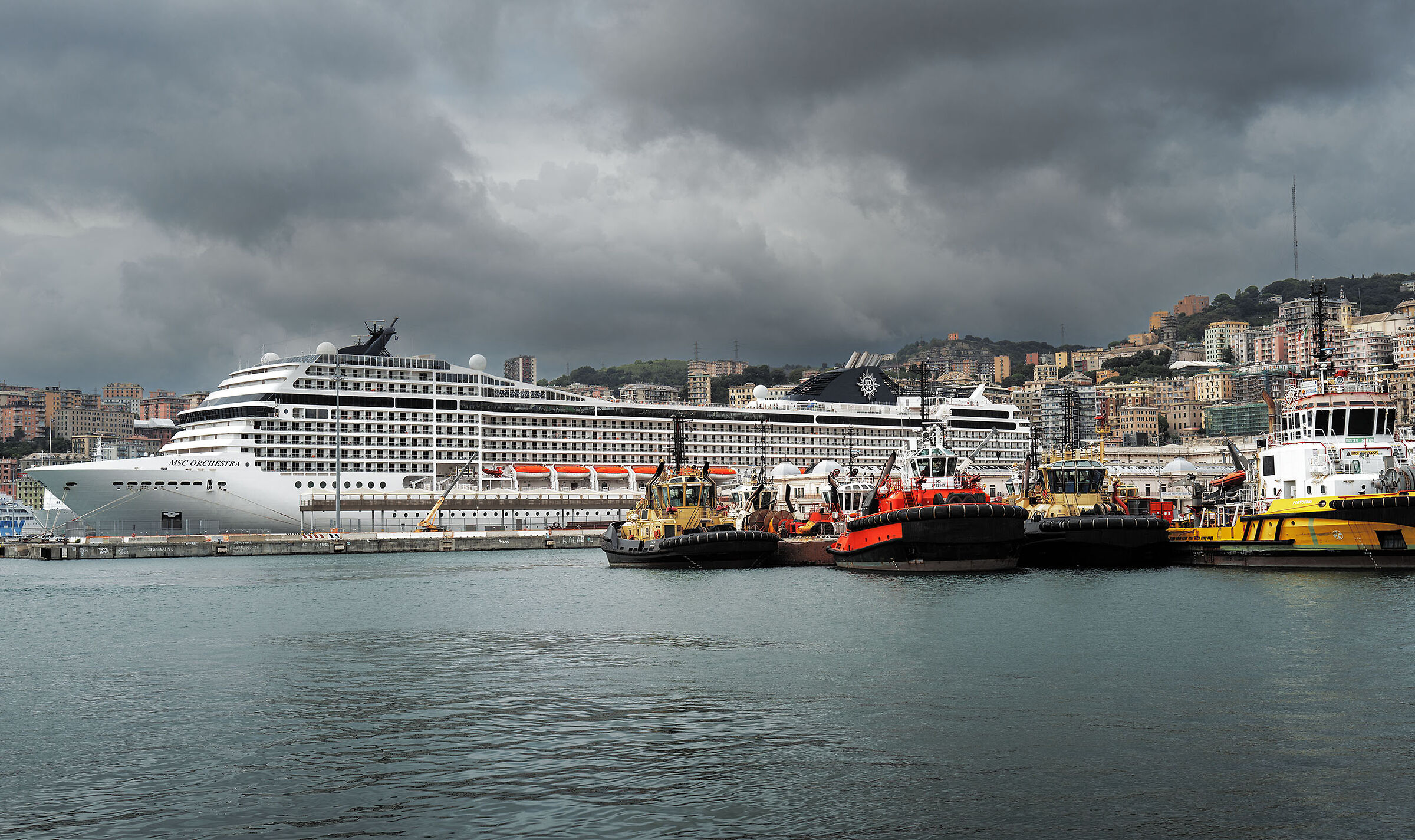 Genoa - A view of the port