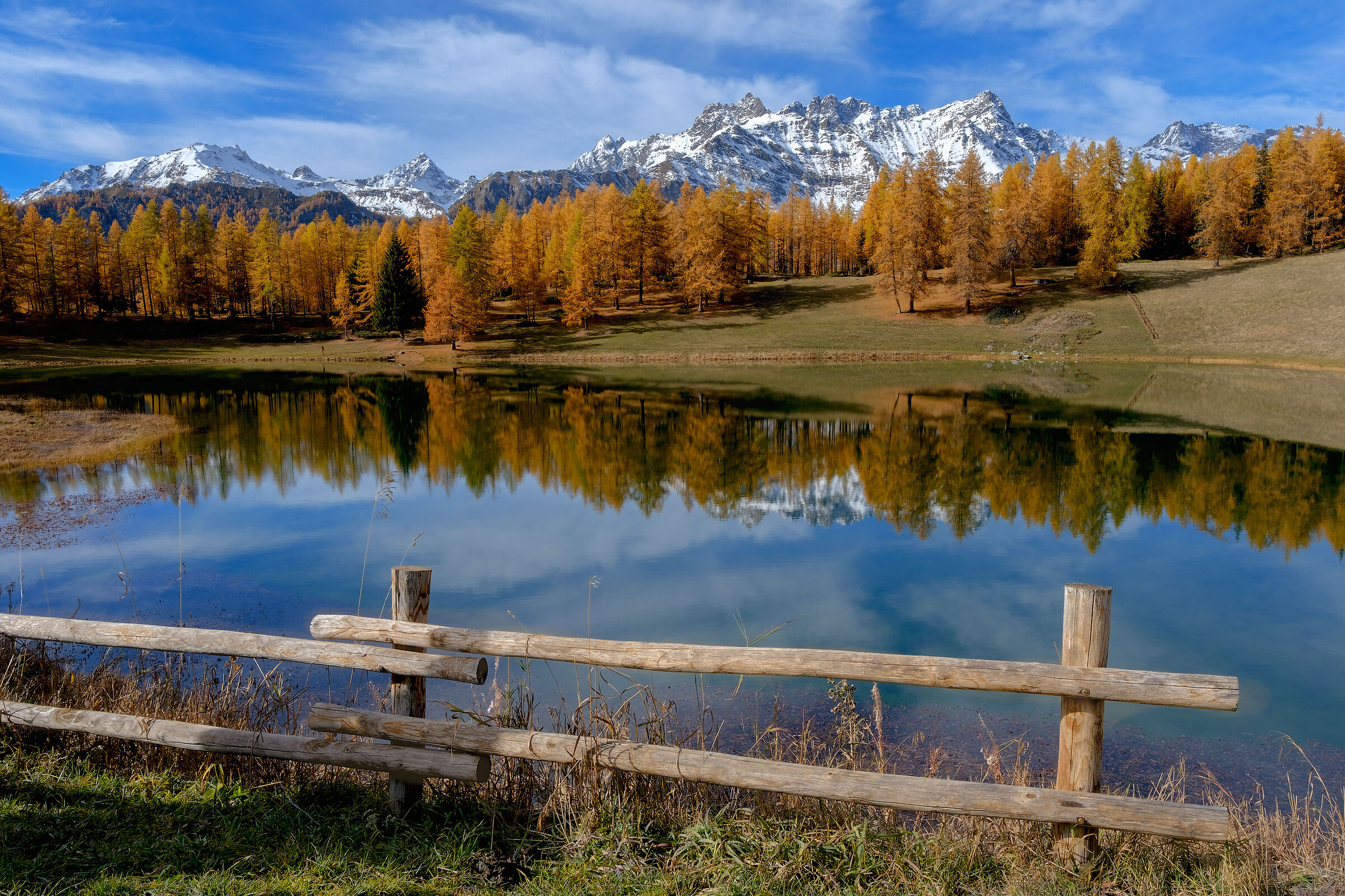 Lago di Lod in autunno