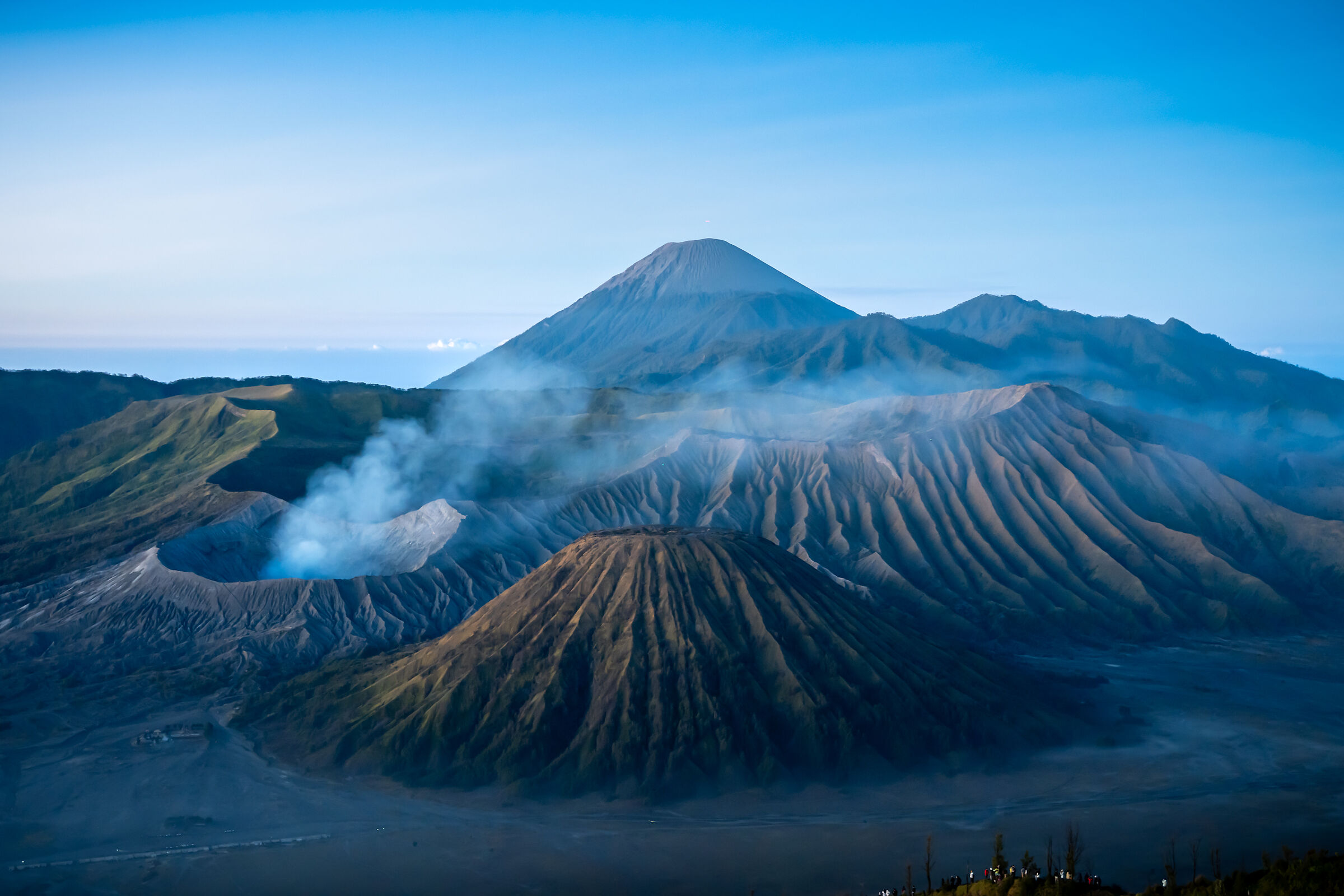 Bromo in blu - prima dell'alba