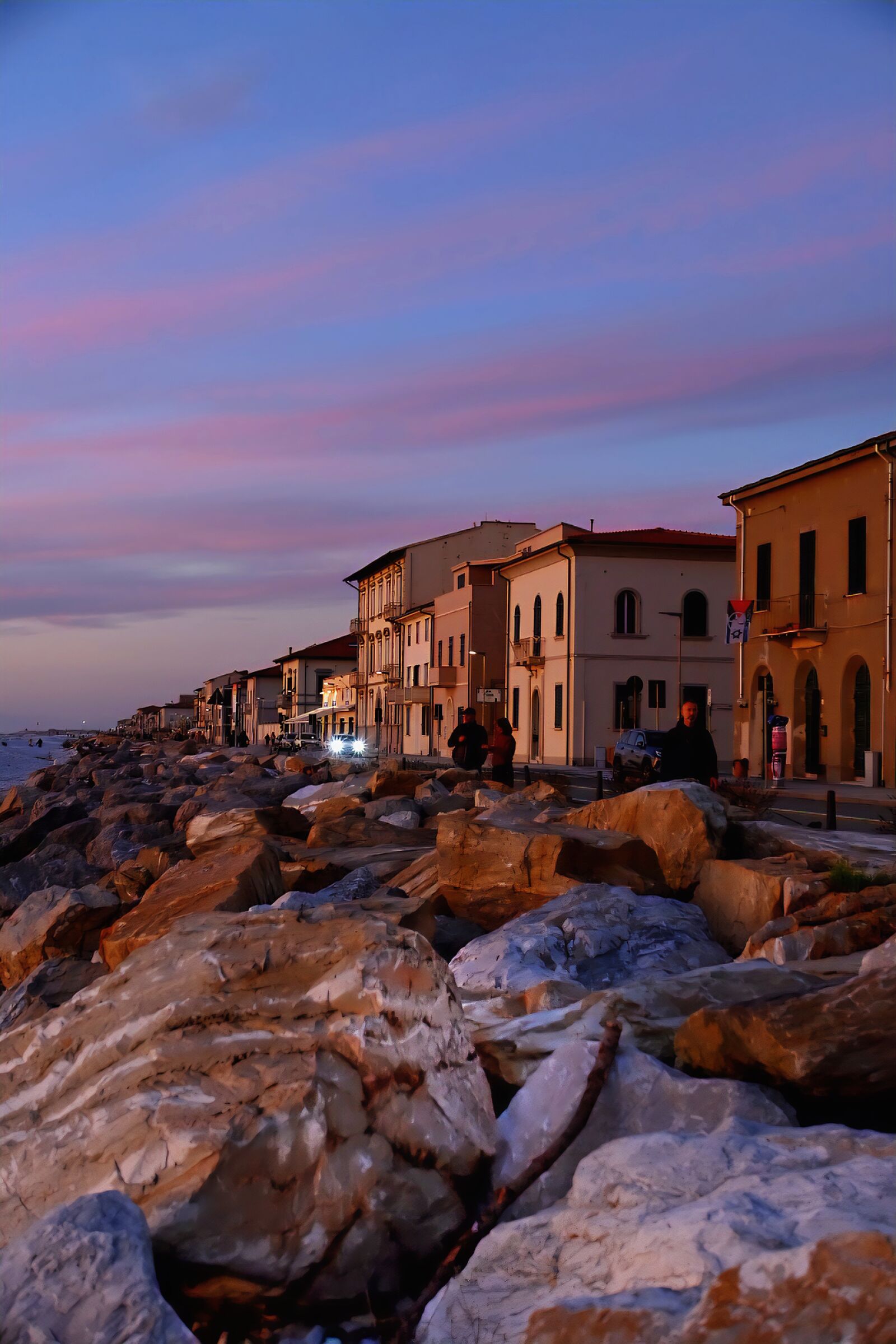 Sunset in Marina di Pisa
