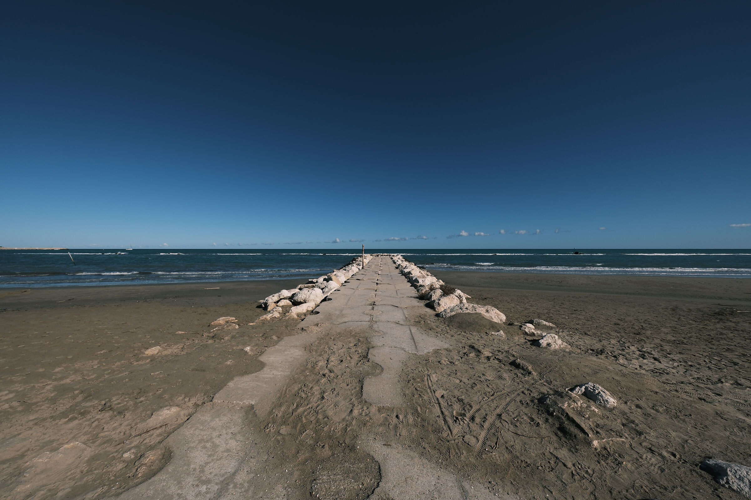 Rampa di lancio verso il mare infinito