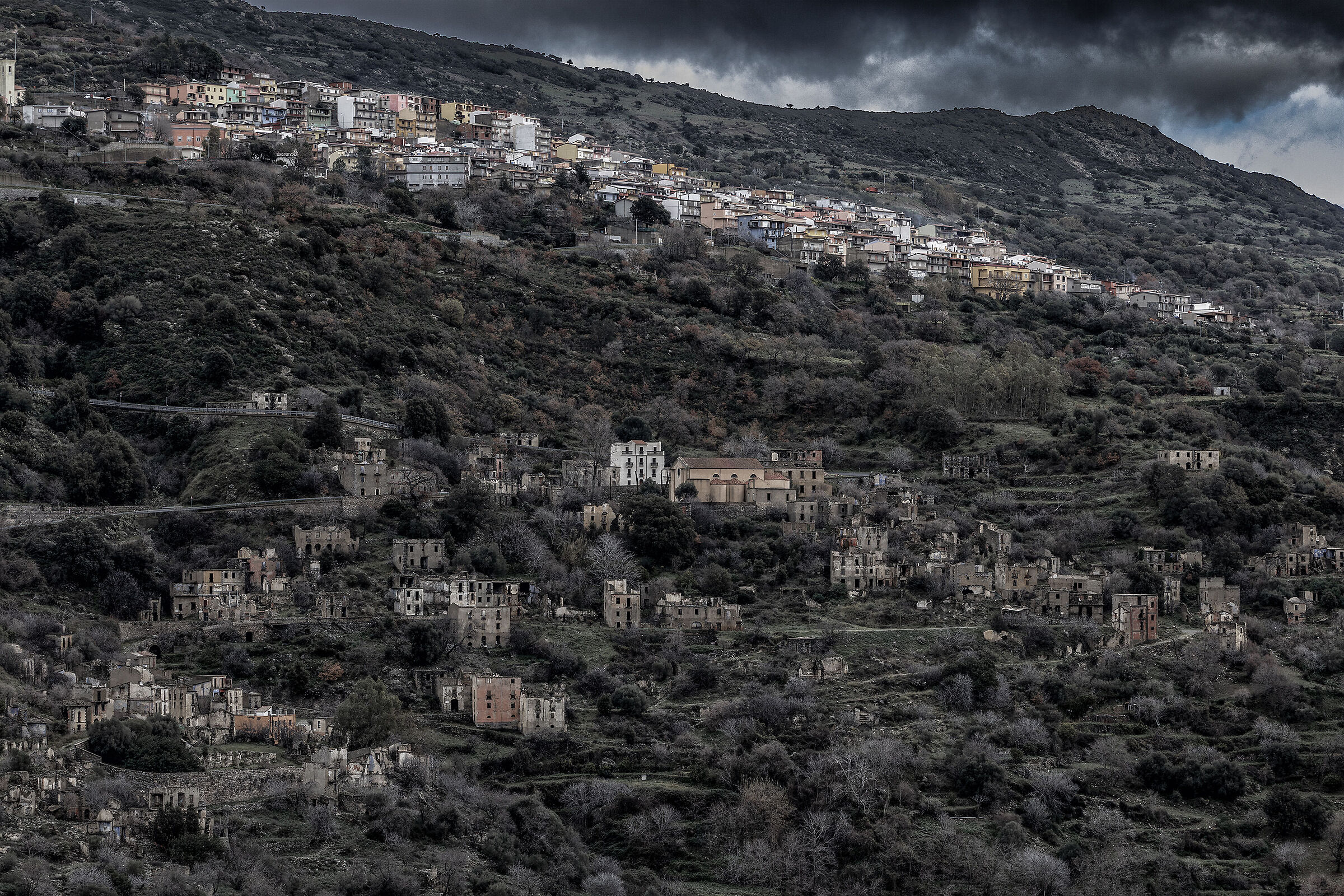 The ghost town of Gairo Vecchia