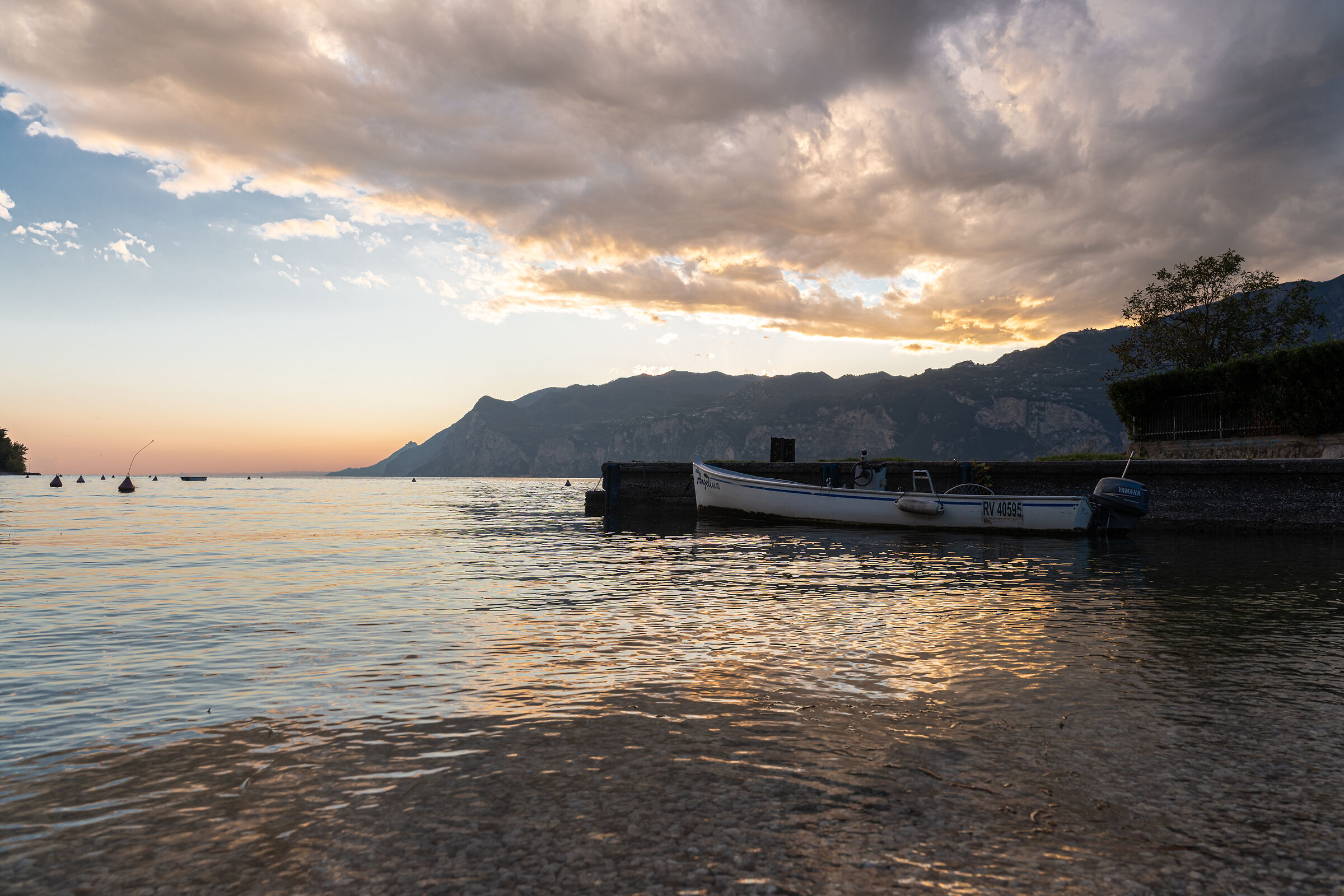 Sunset on Lake Garda