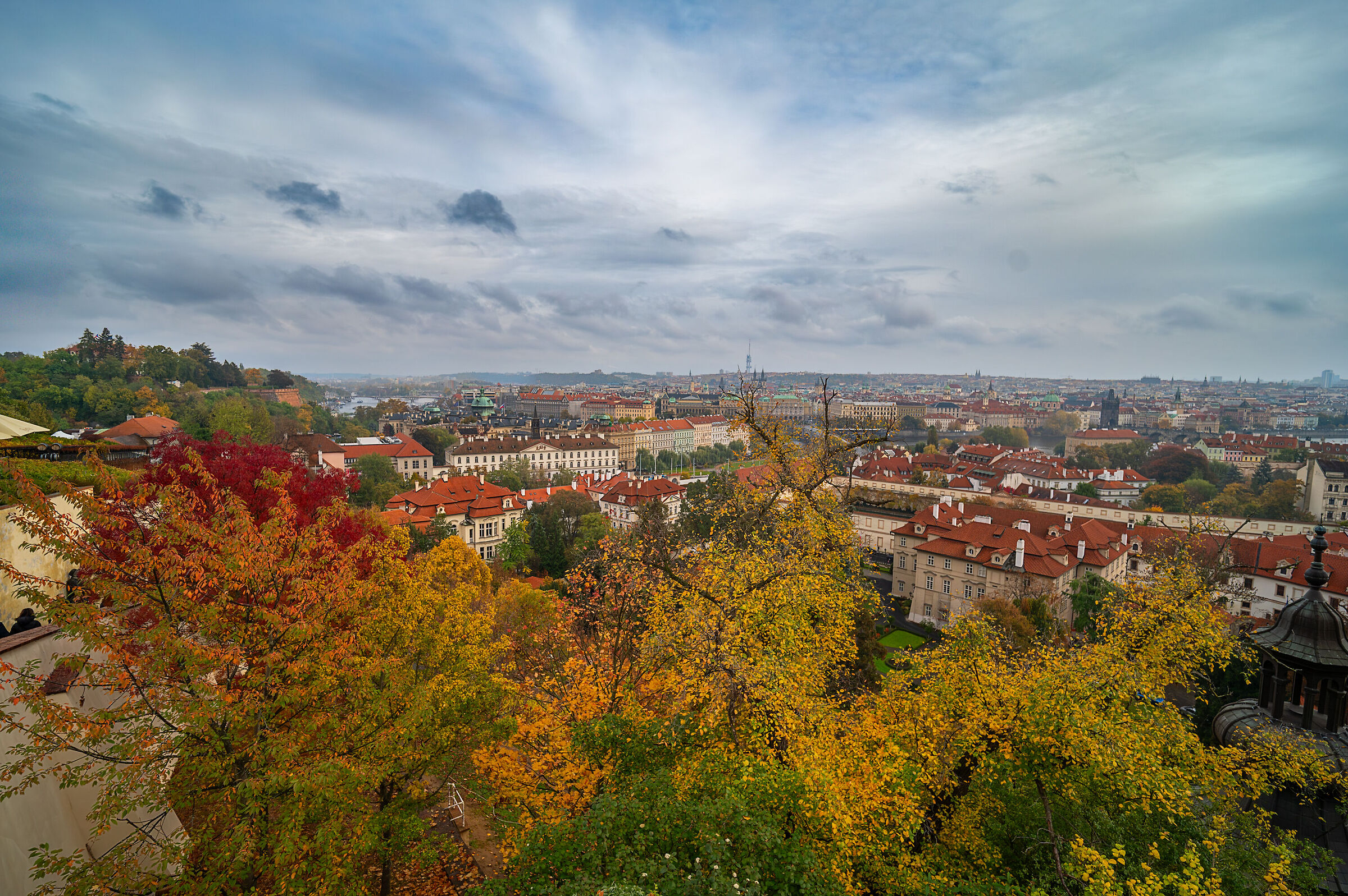 Vista su Praga