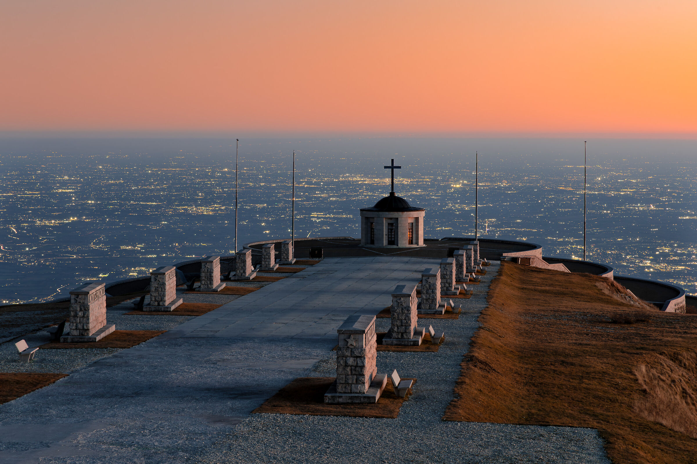 Cima Grappa at sunset