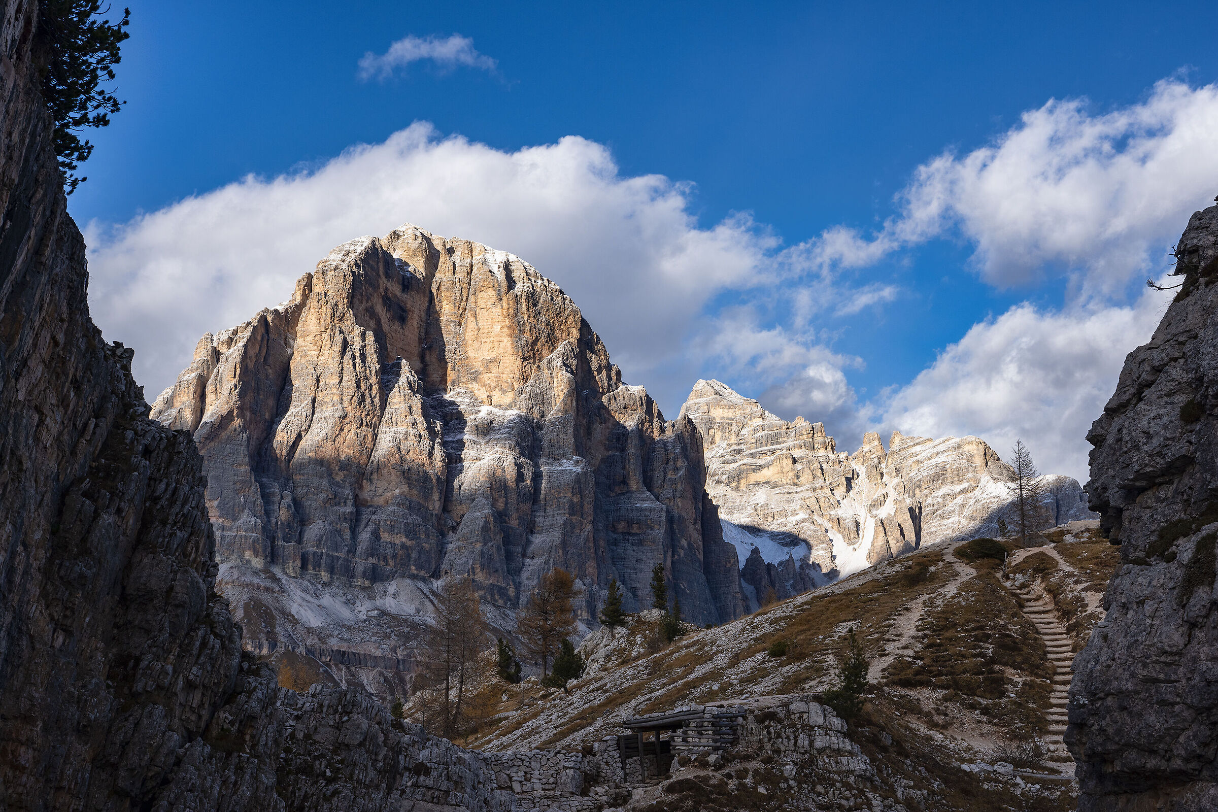 The Tofane with 5 towers