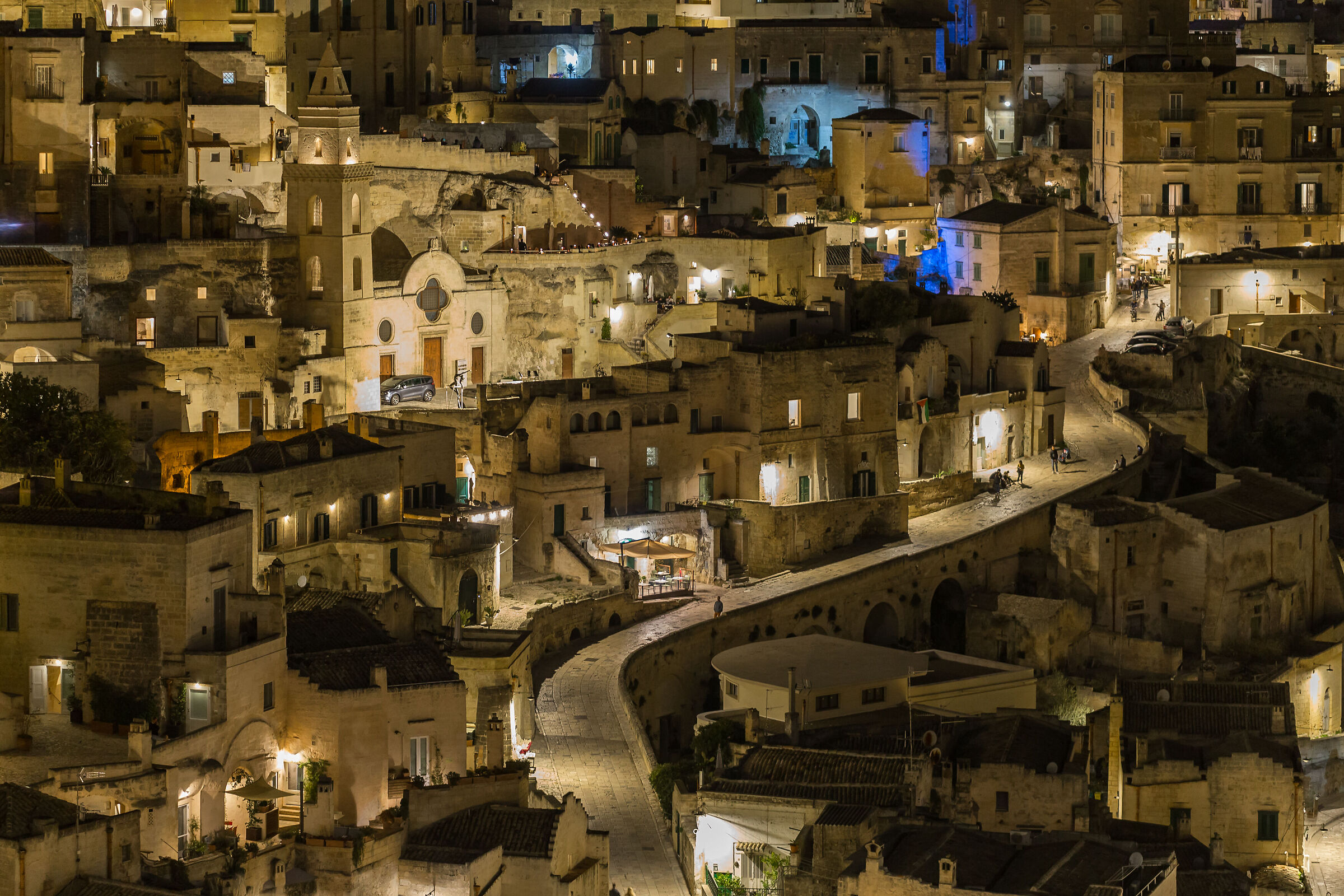 Matera at night