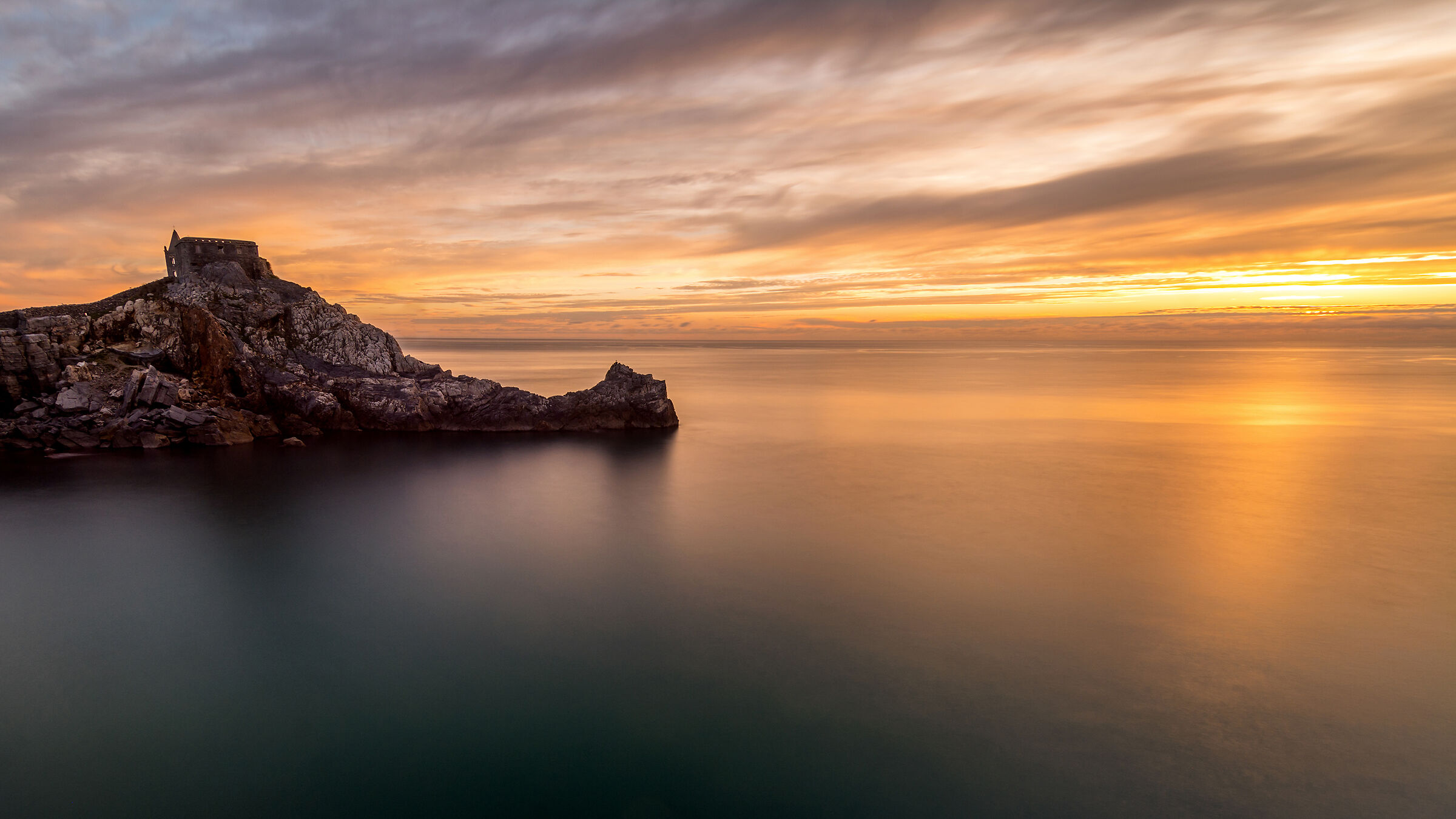 Portovenere e il suo tramonto
