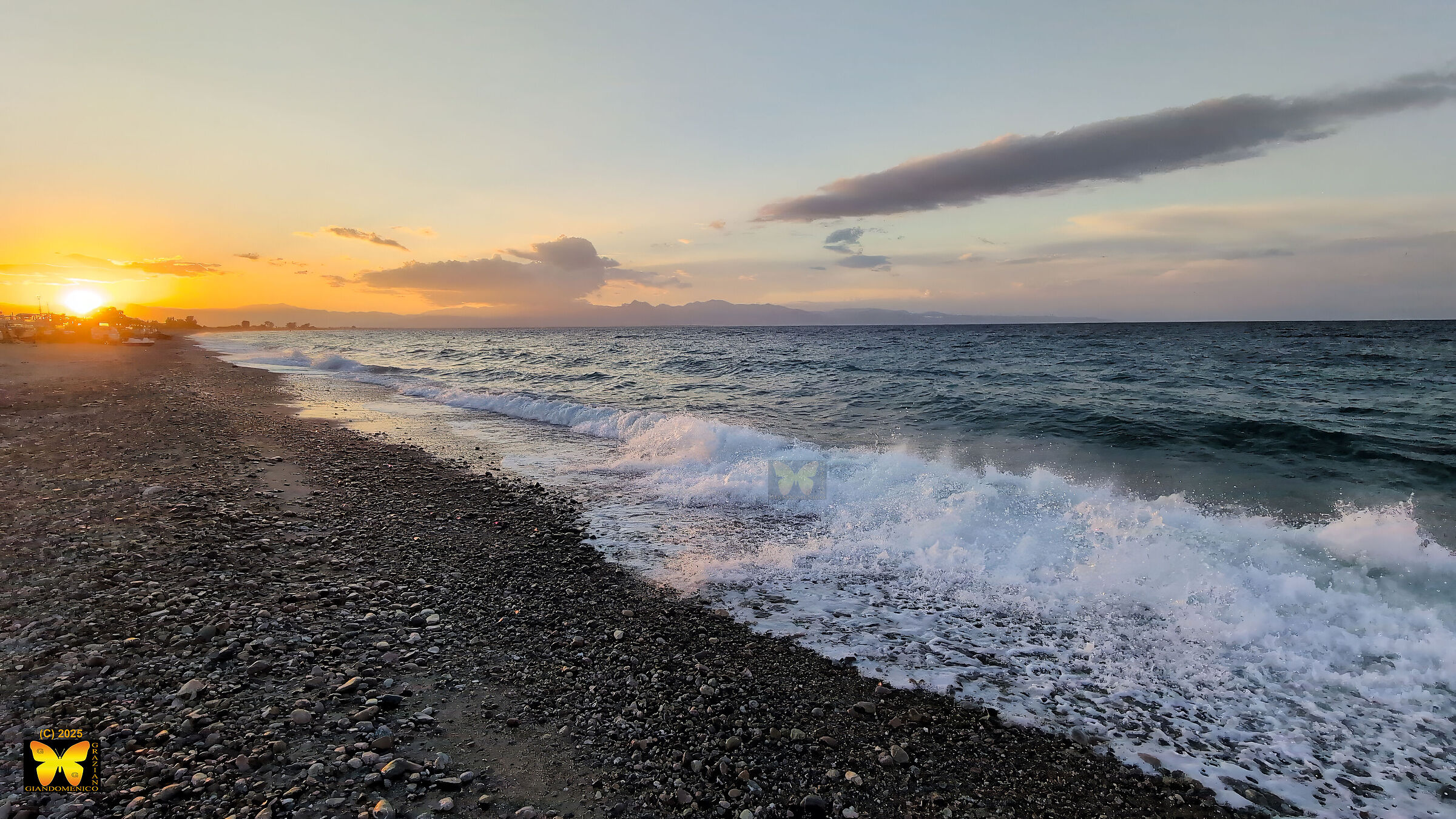 Rossano Calabro at sunset...