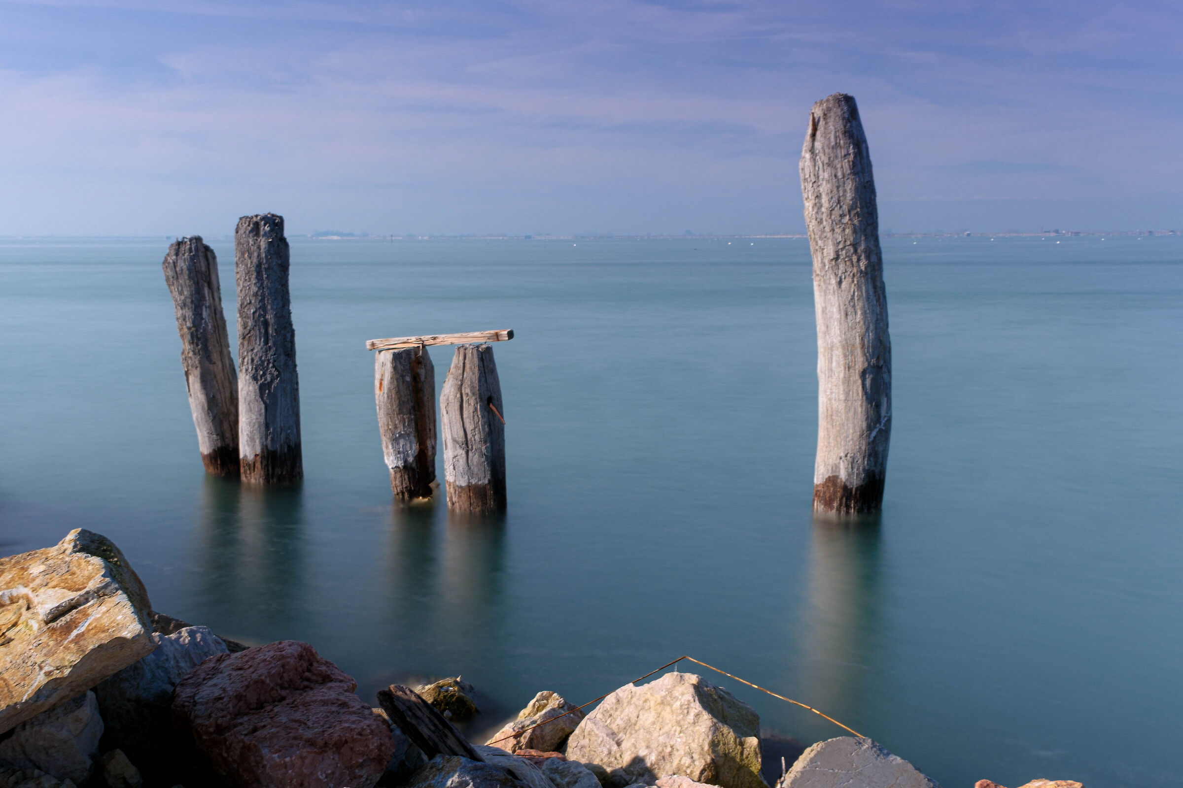 Sacca di Scardovari al primo mattino