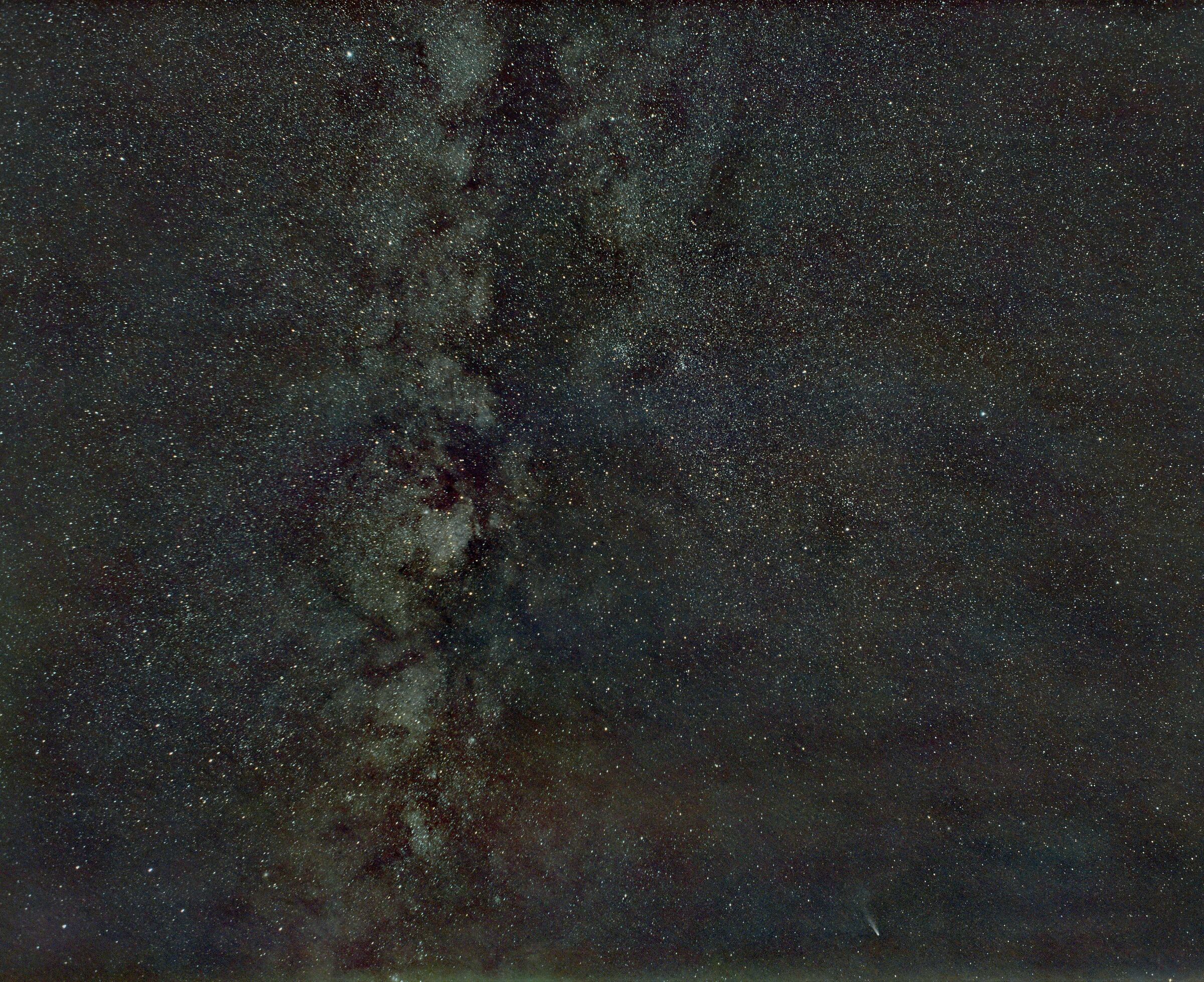 Via Lattea e Cometa Lemmon