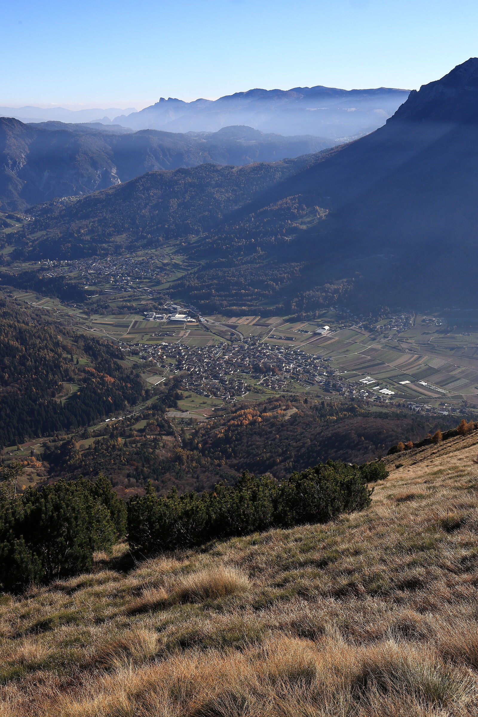 Bottom view from the South Peak of Marzola