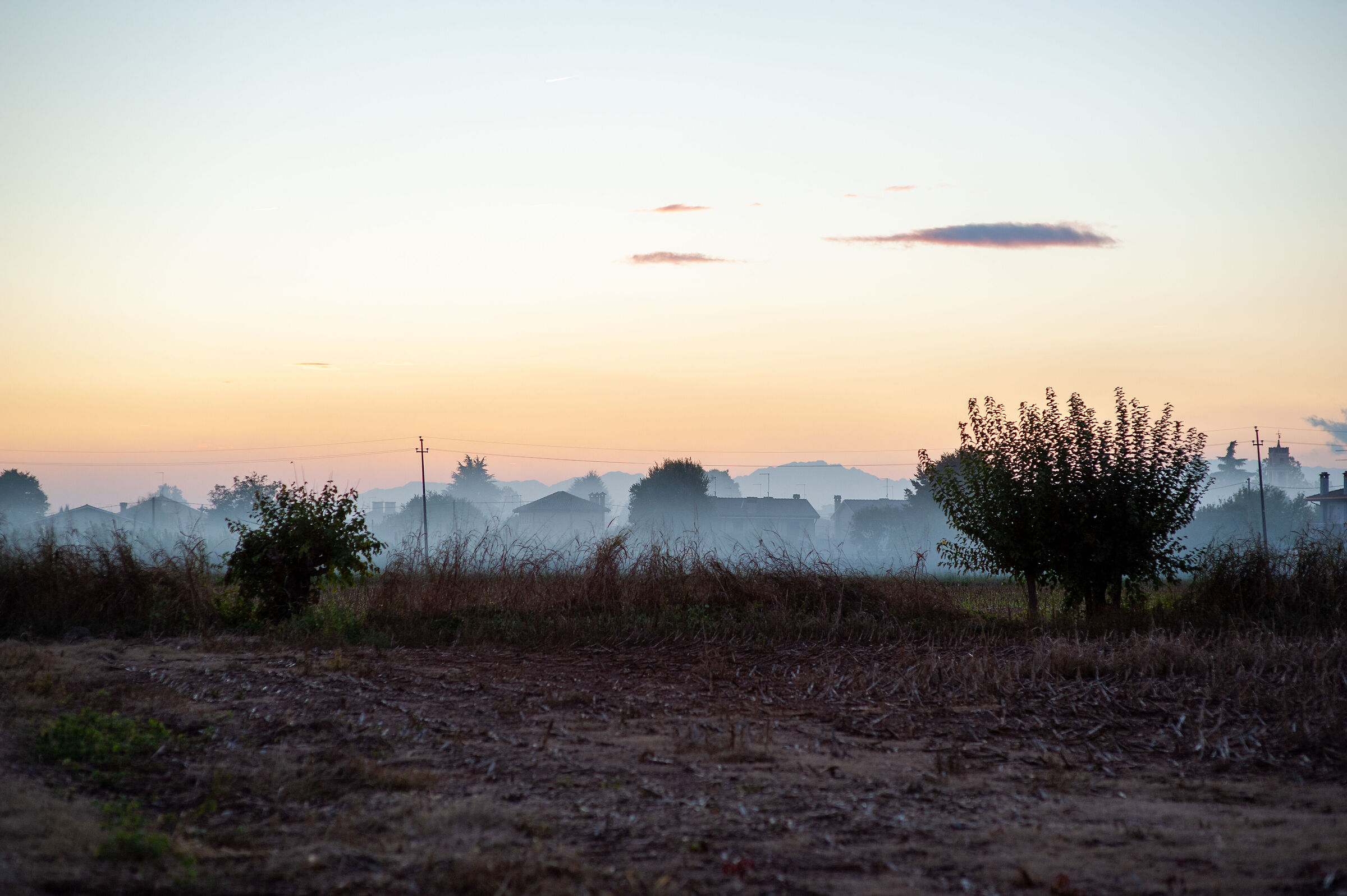 Foschia di fine giornata