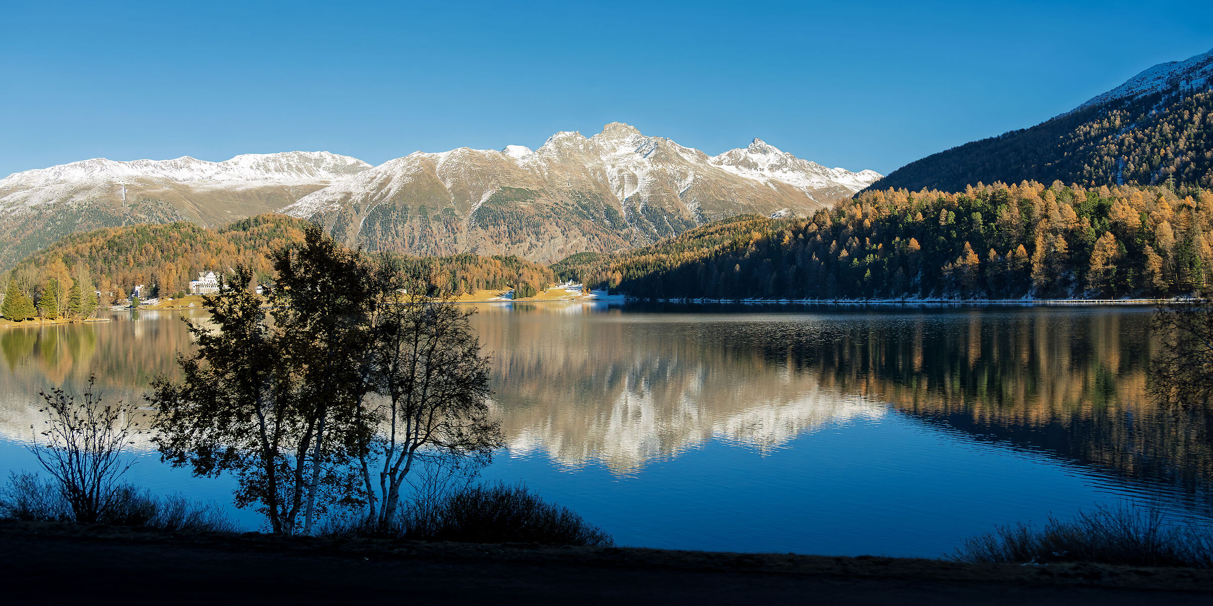 Lake St. Moritz by PostBus