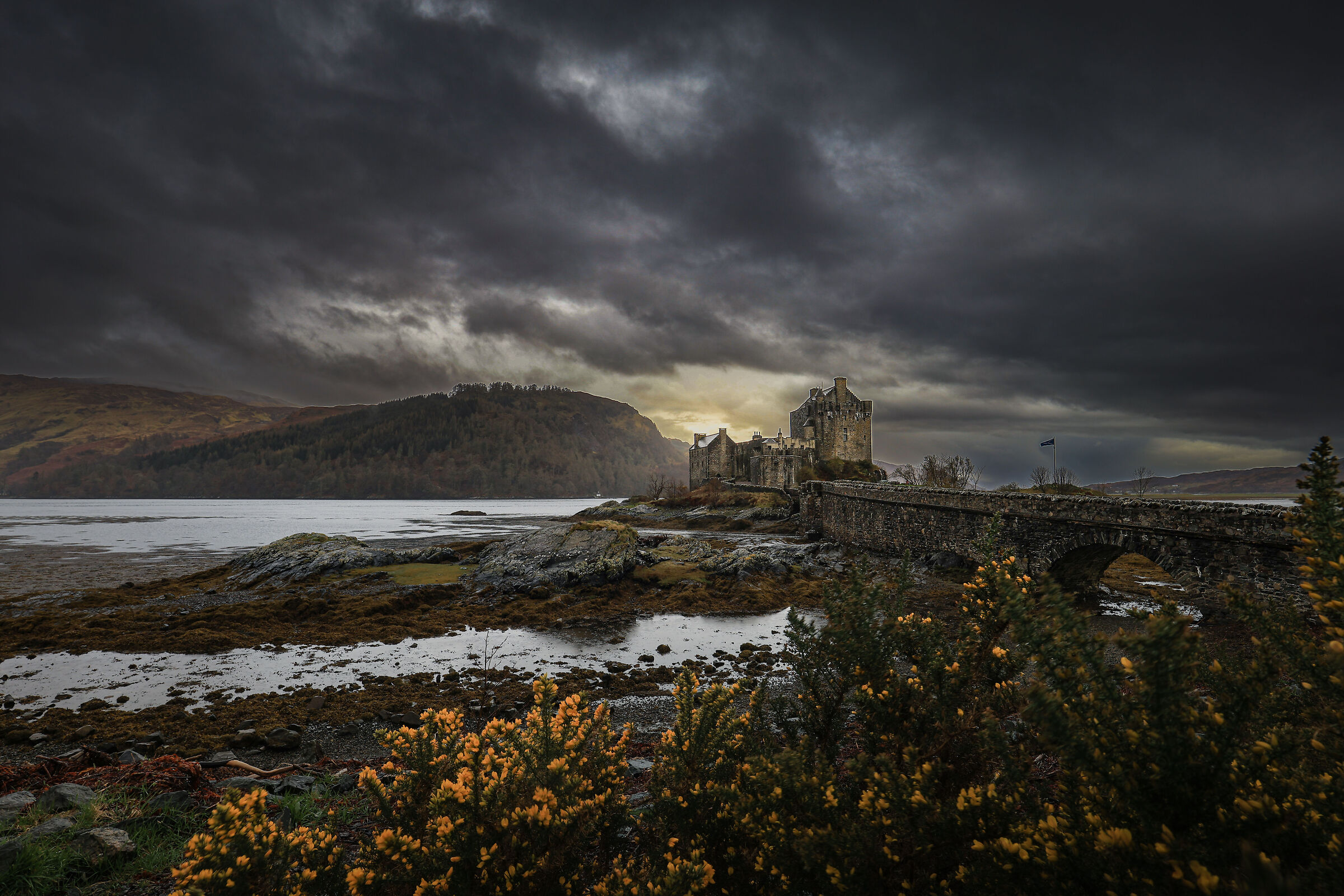 Eilean Donan Castle After Rain