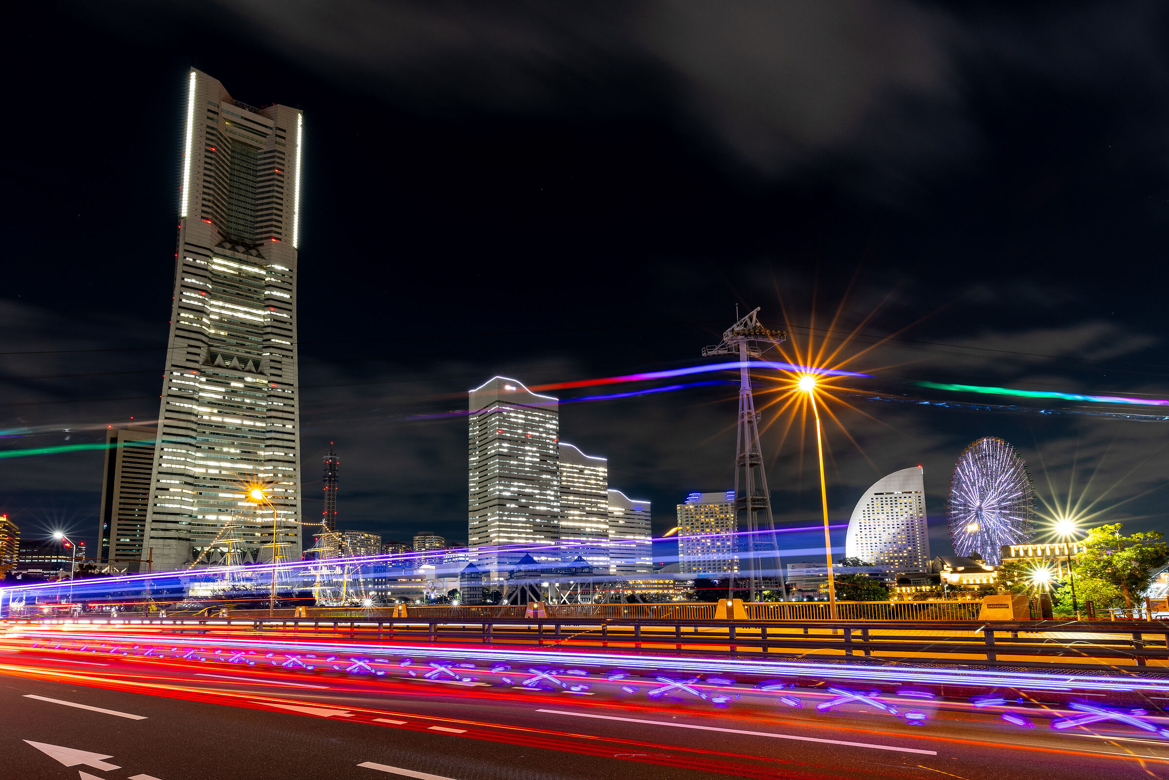 Yokohama by night