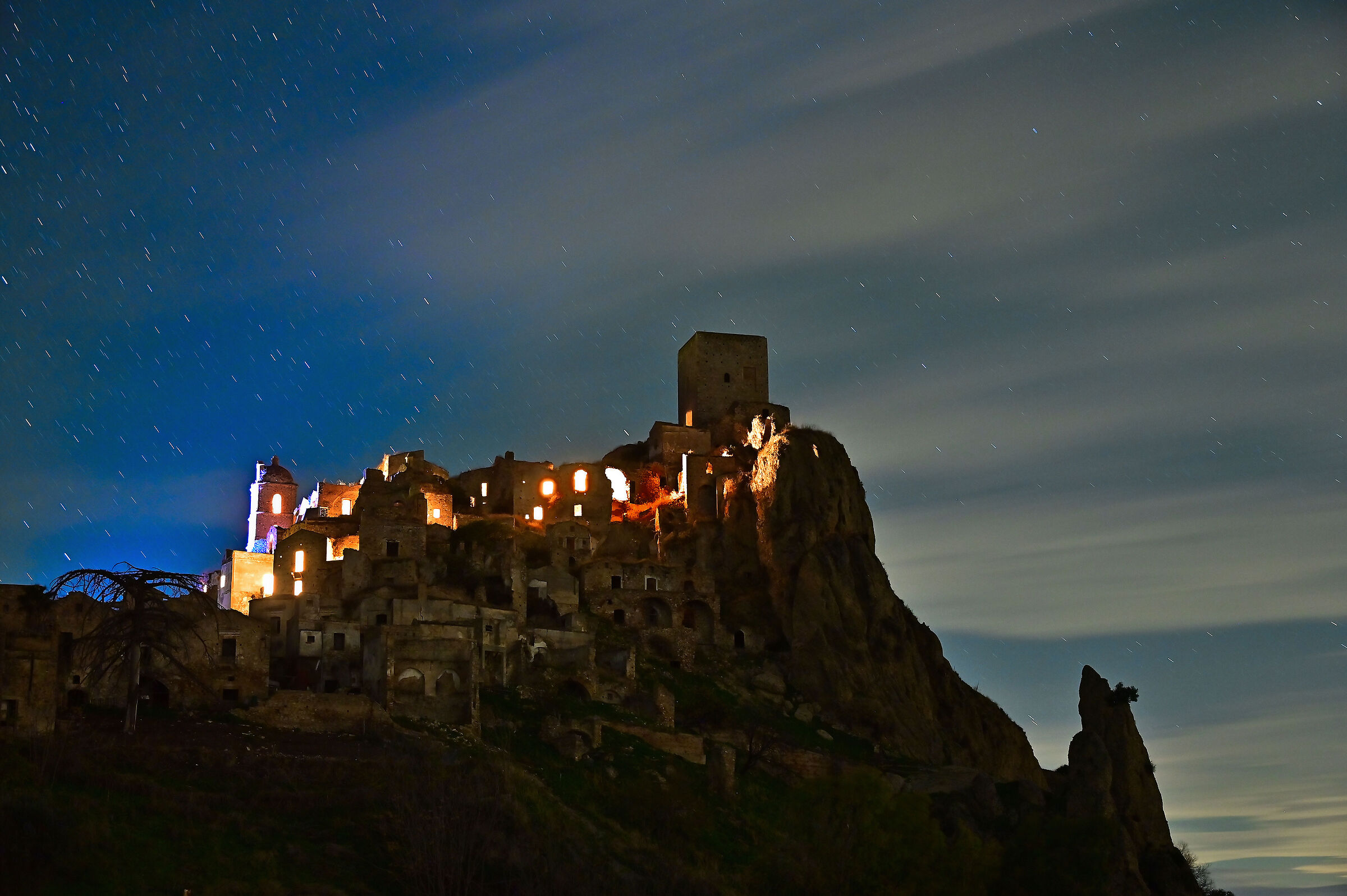 Notturno su Craco