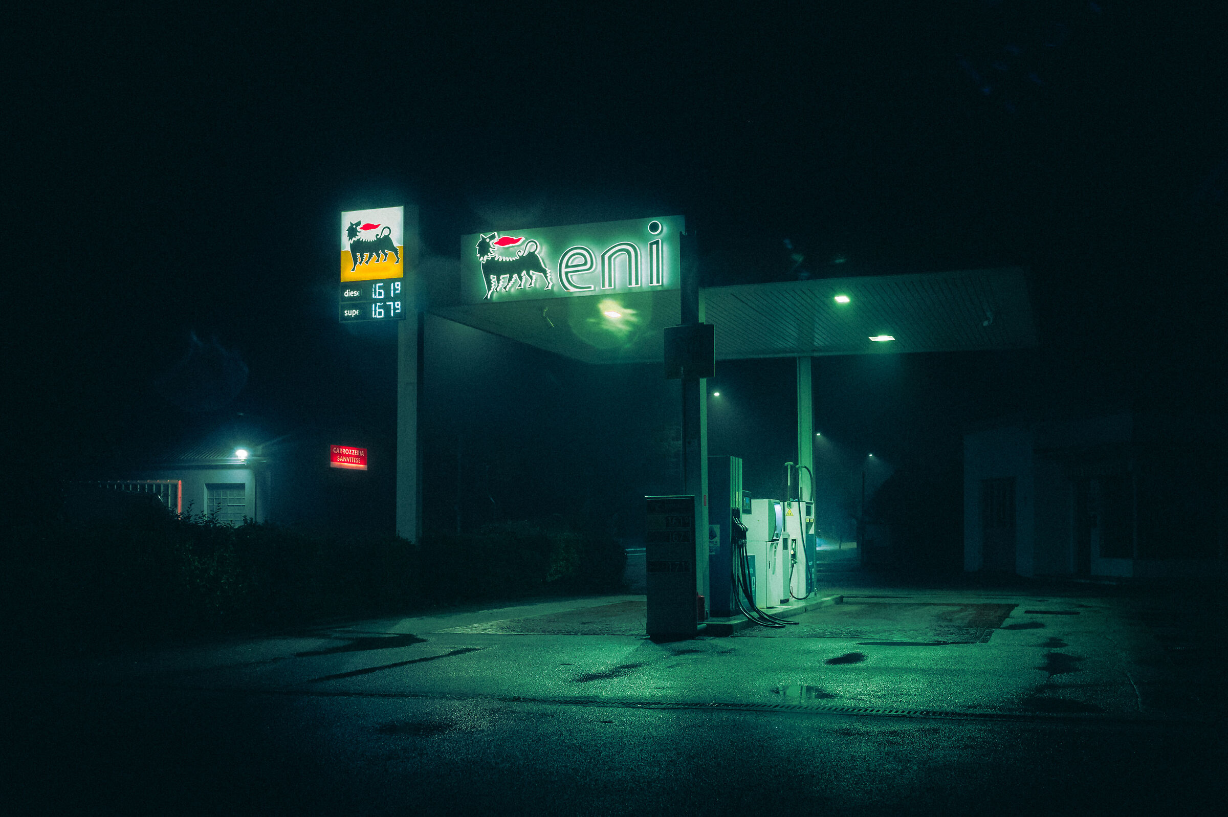 Petrol station