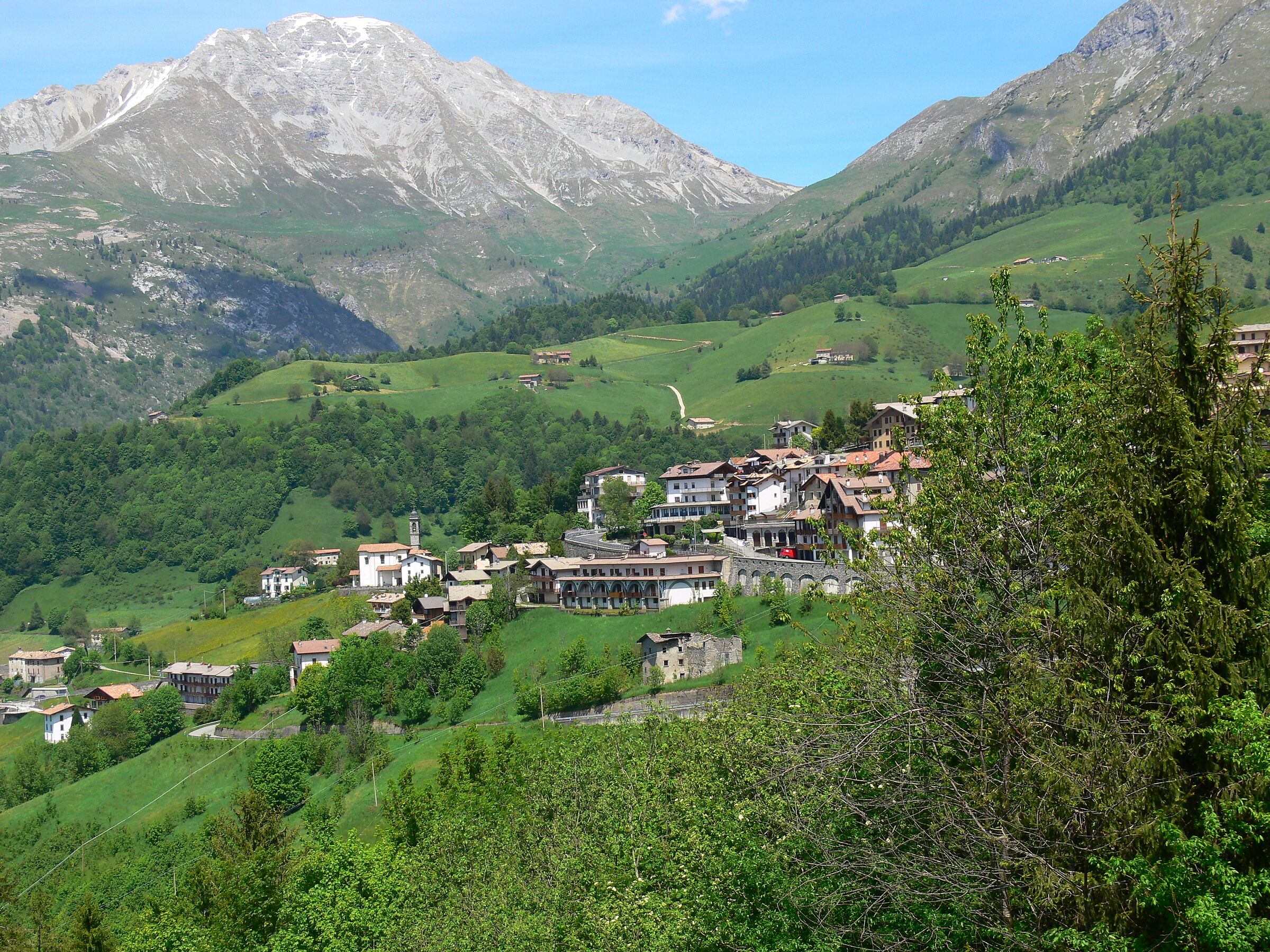 Zambla e  m.te  arera  sullo  sfondo