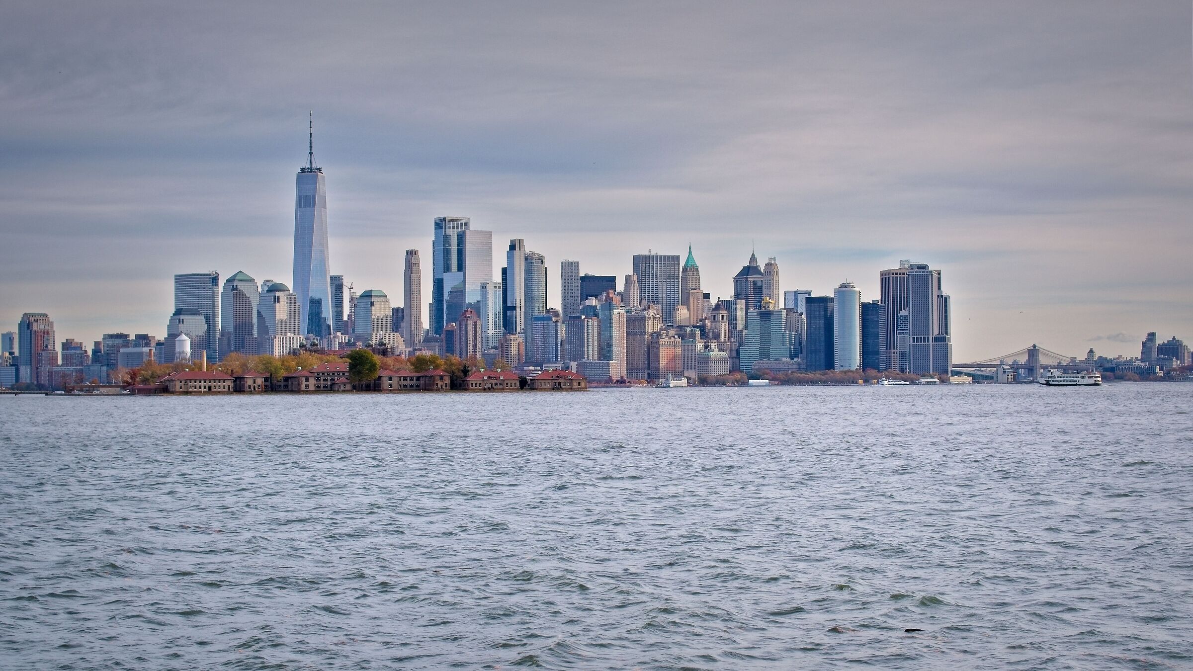 The Manhattan skyline