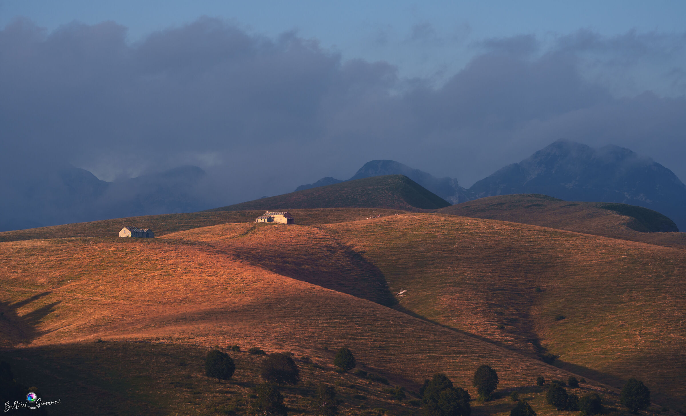Summer sunset in Lessinia