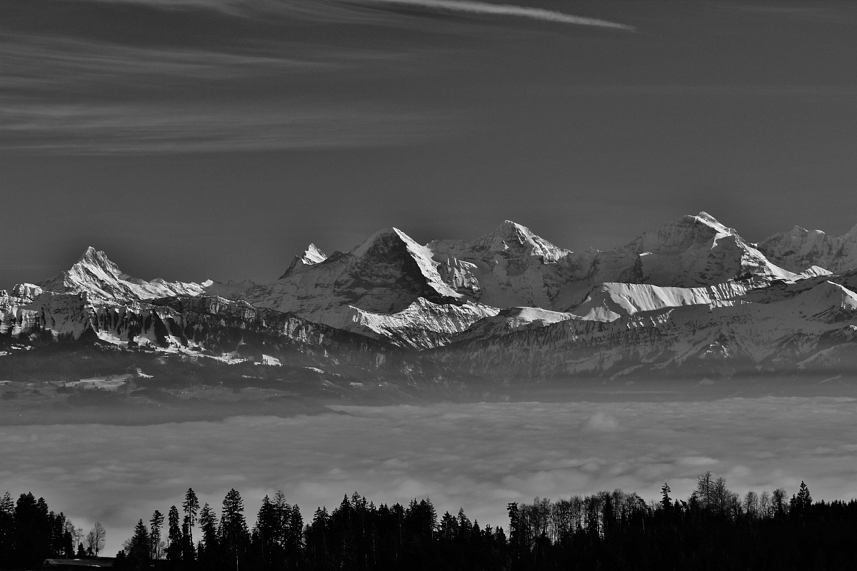Alpi svizzere: Eiger, Monch e Jungfrau