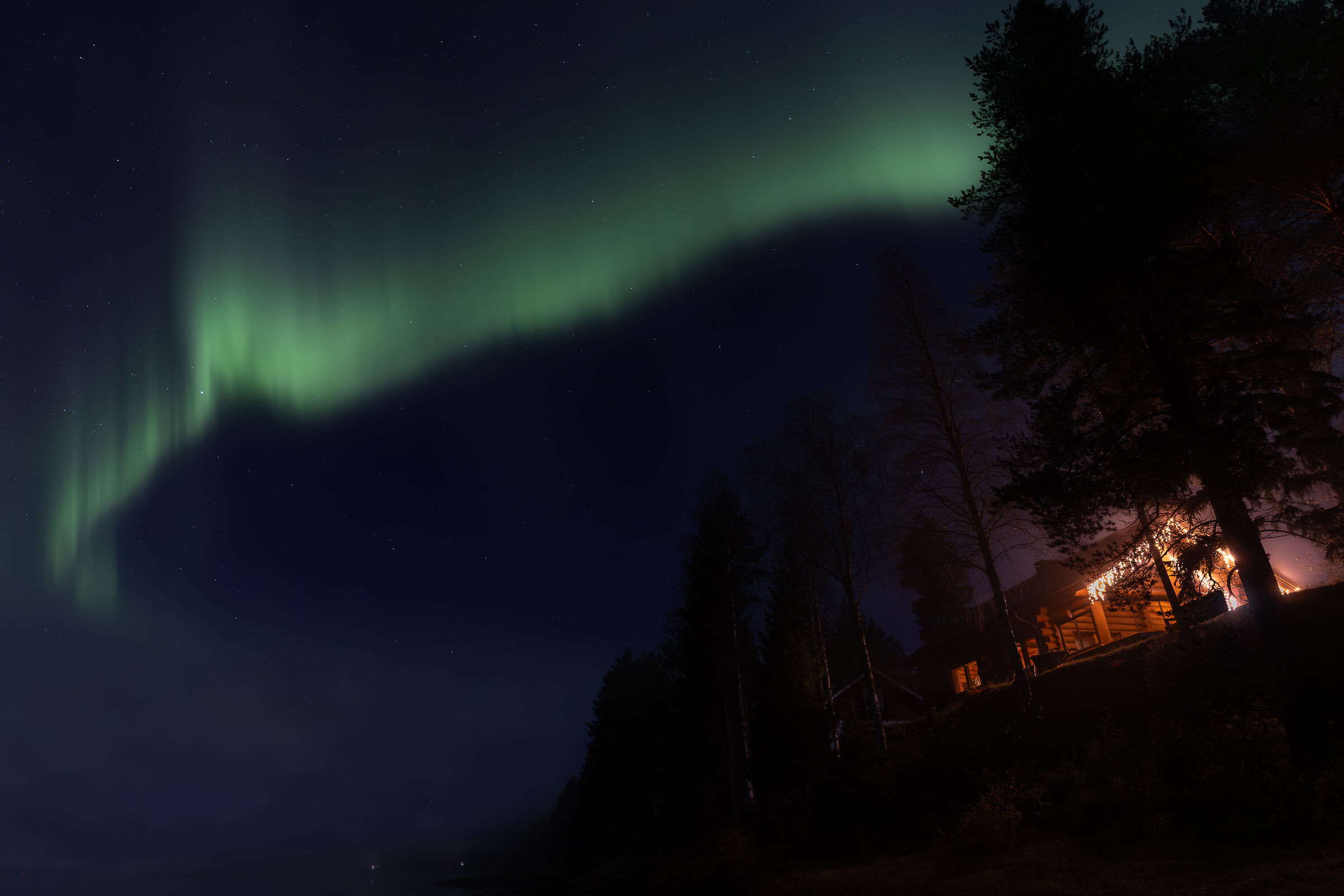 Northern Lights from Kemijoki River