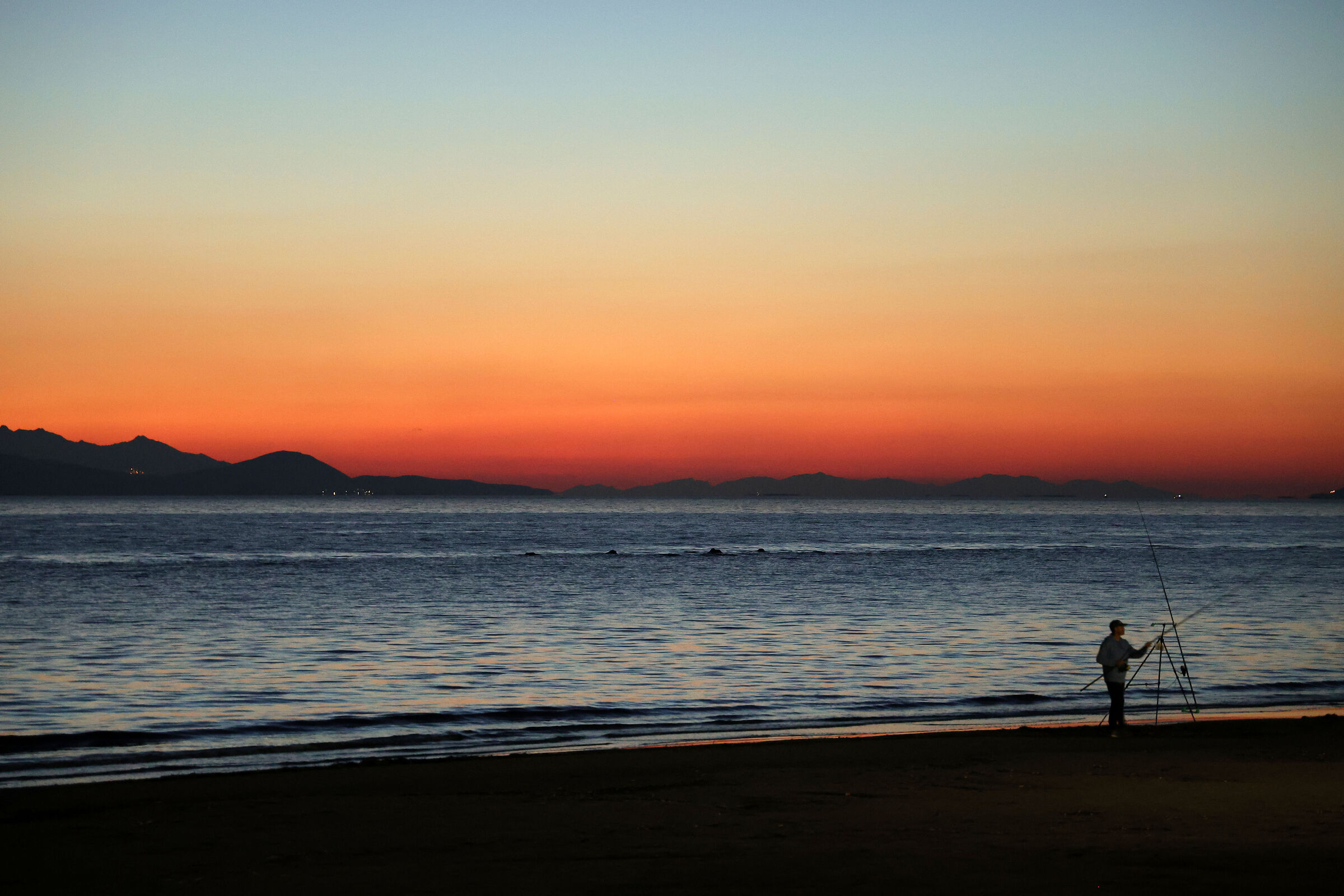 Fishing at green time...