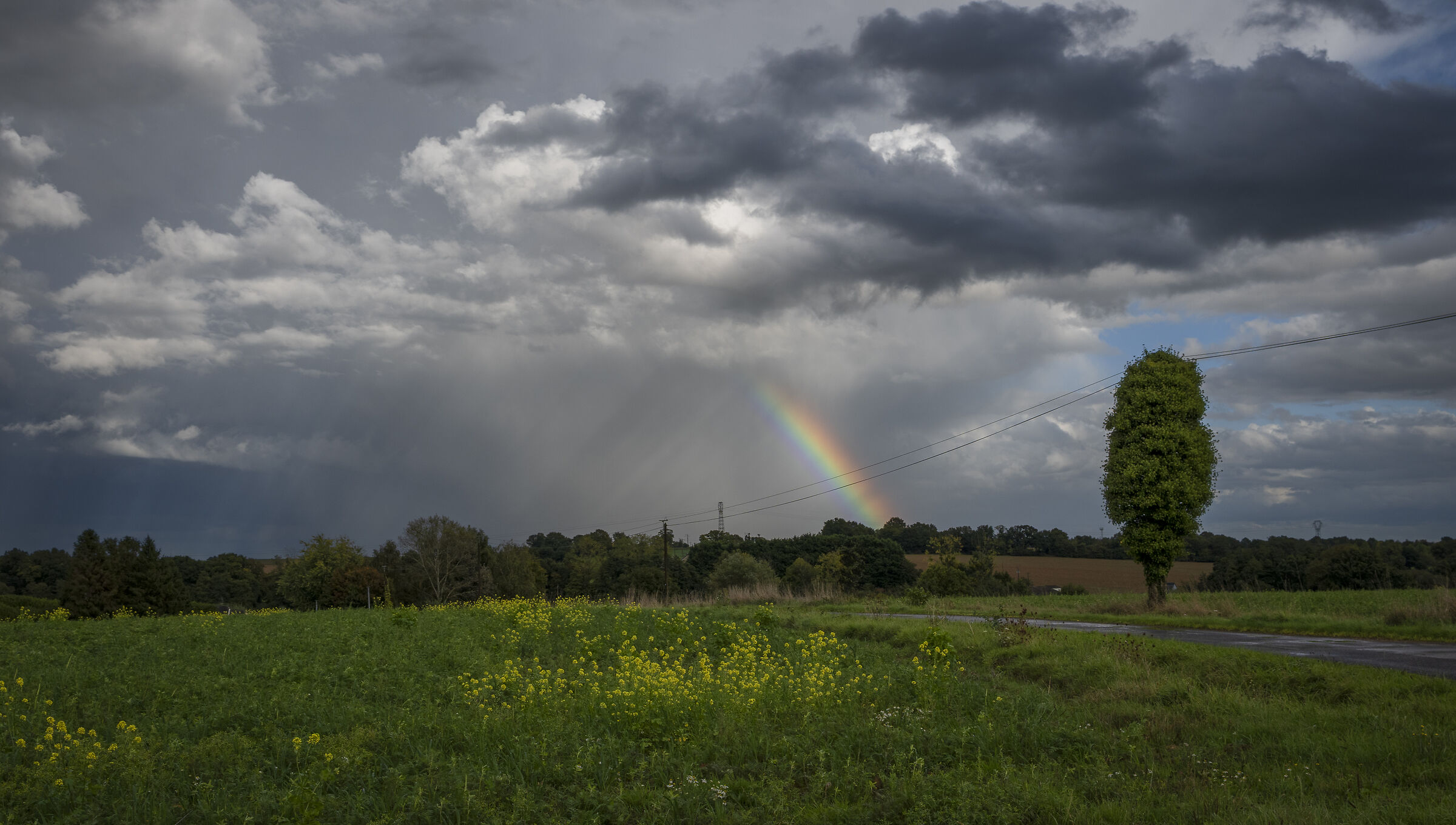 After the storm a nice "arc en ciel"