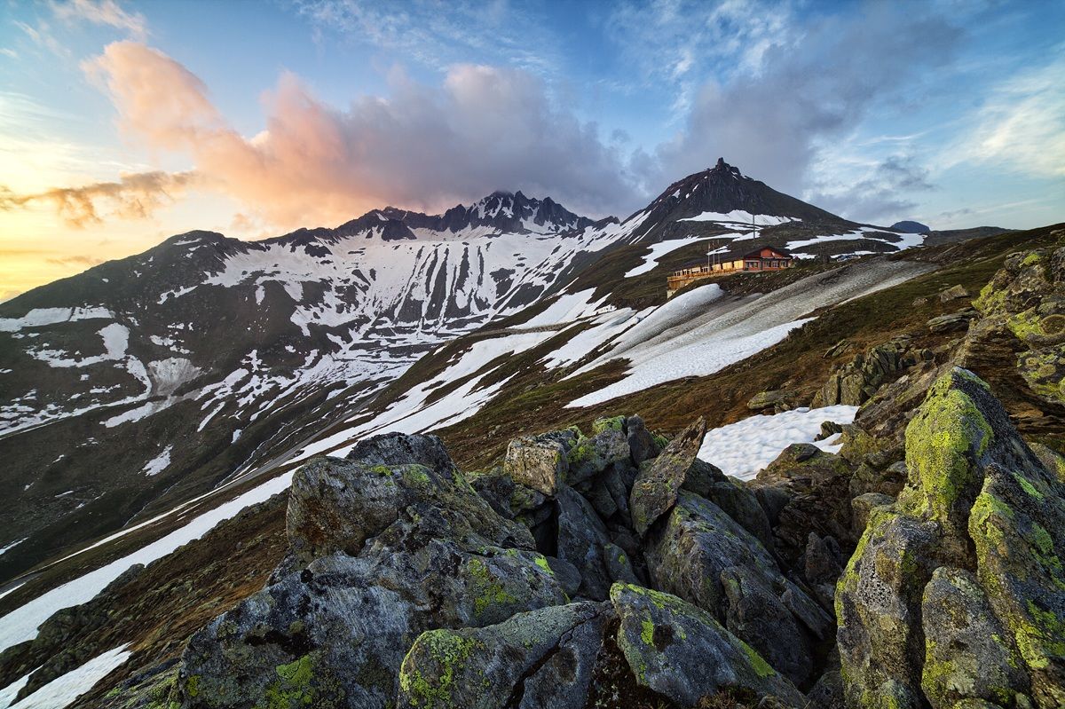 Sunset at the Passo della Novena