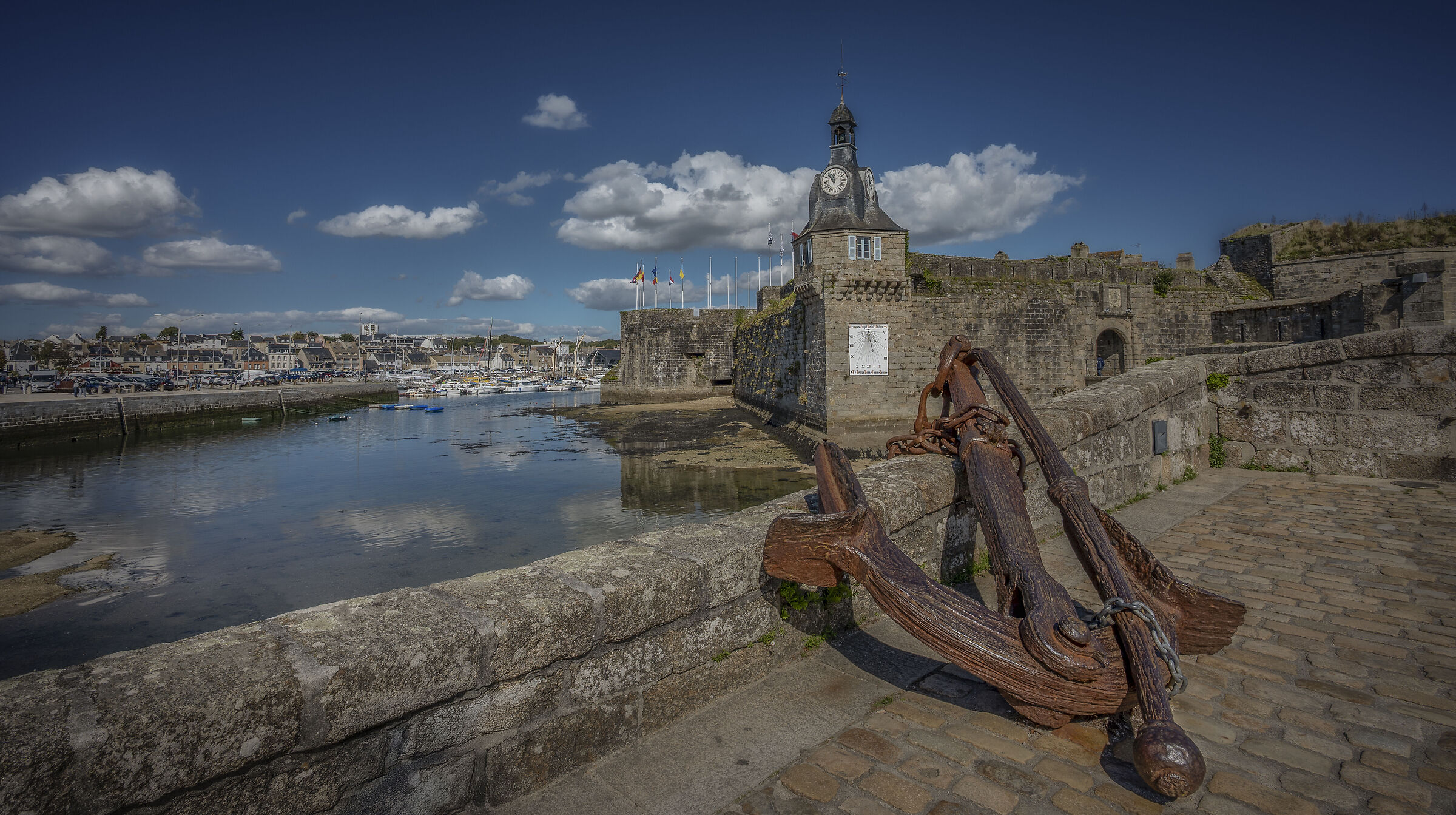 city of Concarneau in Brittany