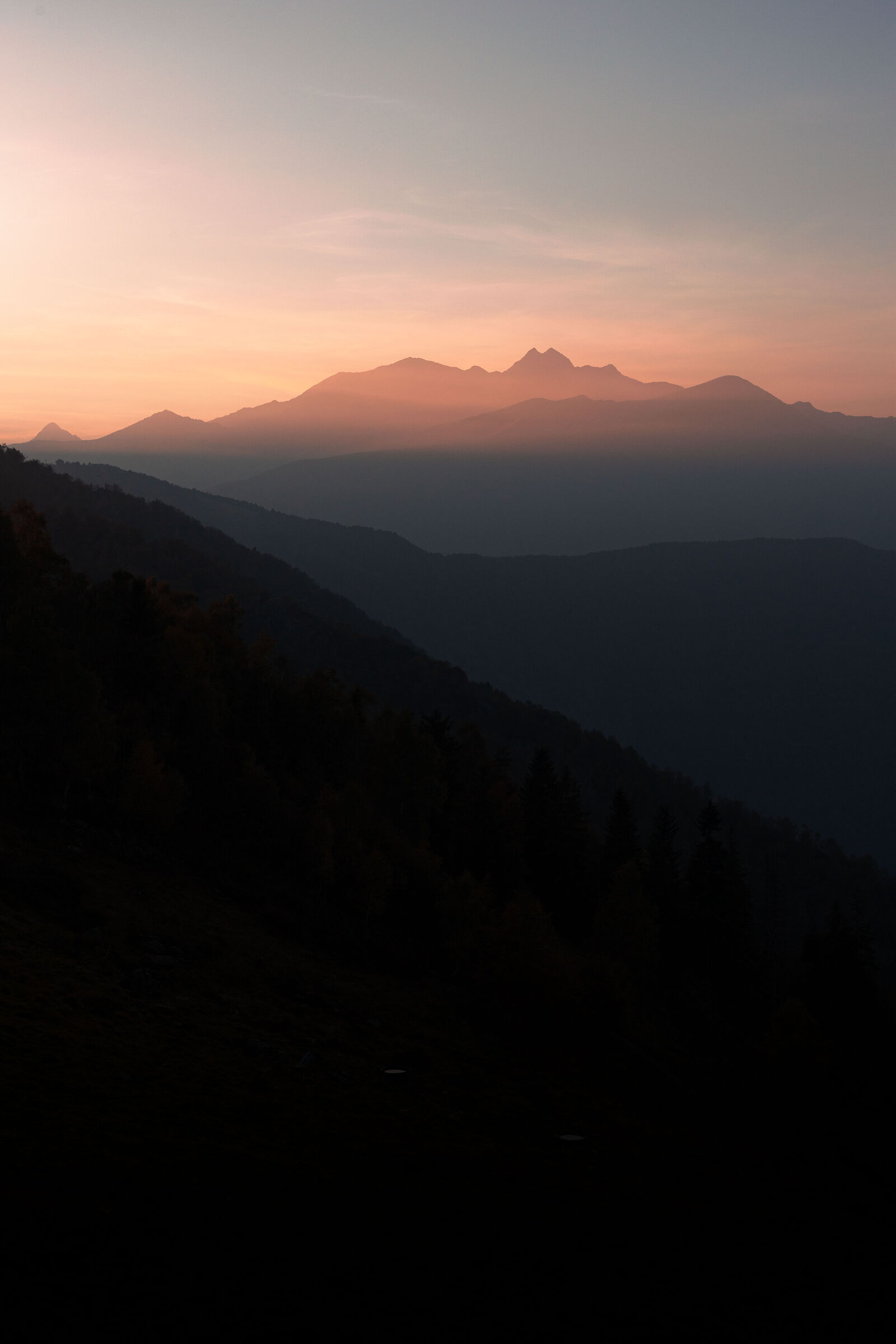 Il profilo del Monte Rosa