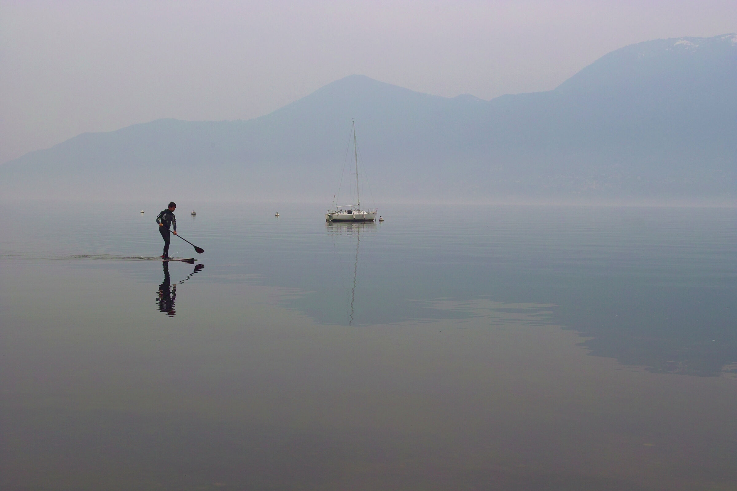 The man who ... Walking...