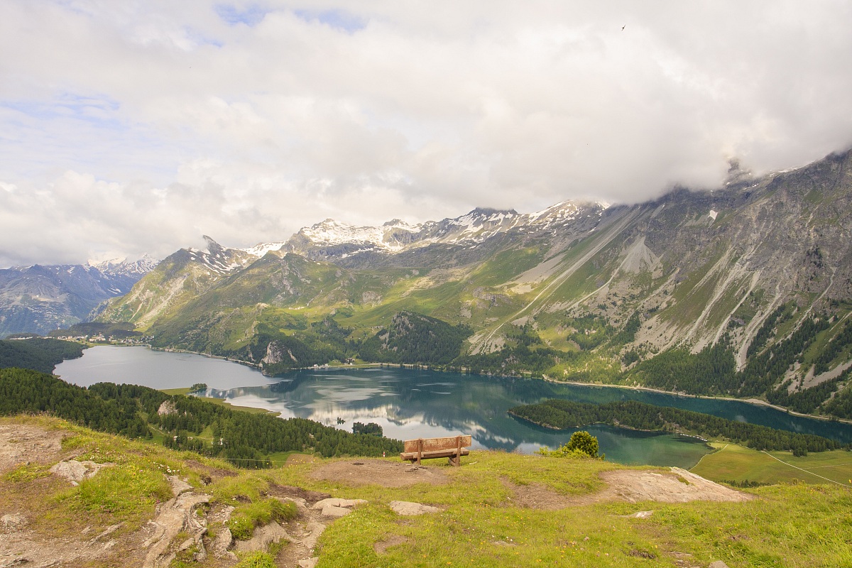 Panorama from the Val Fex
