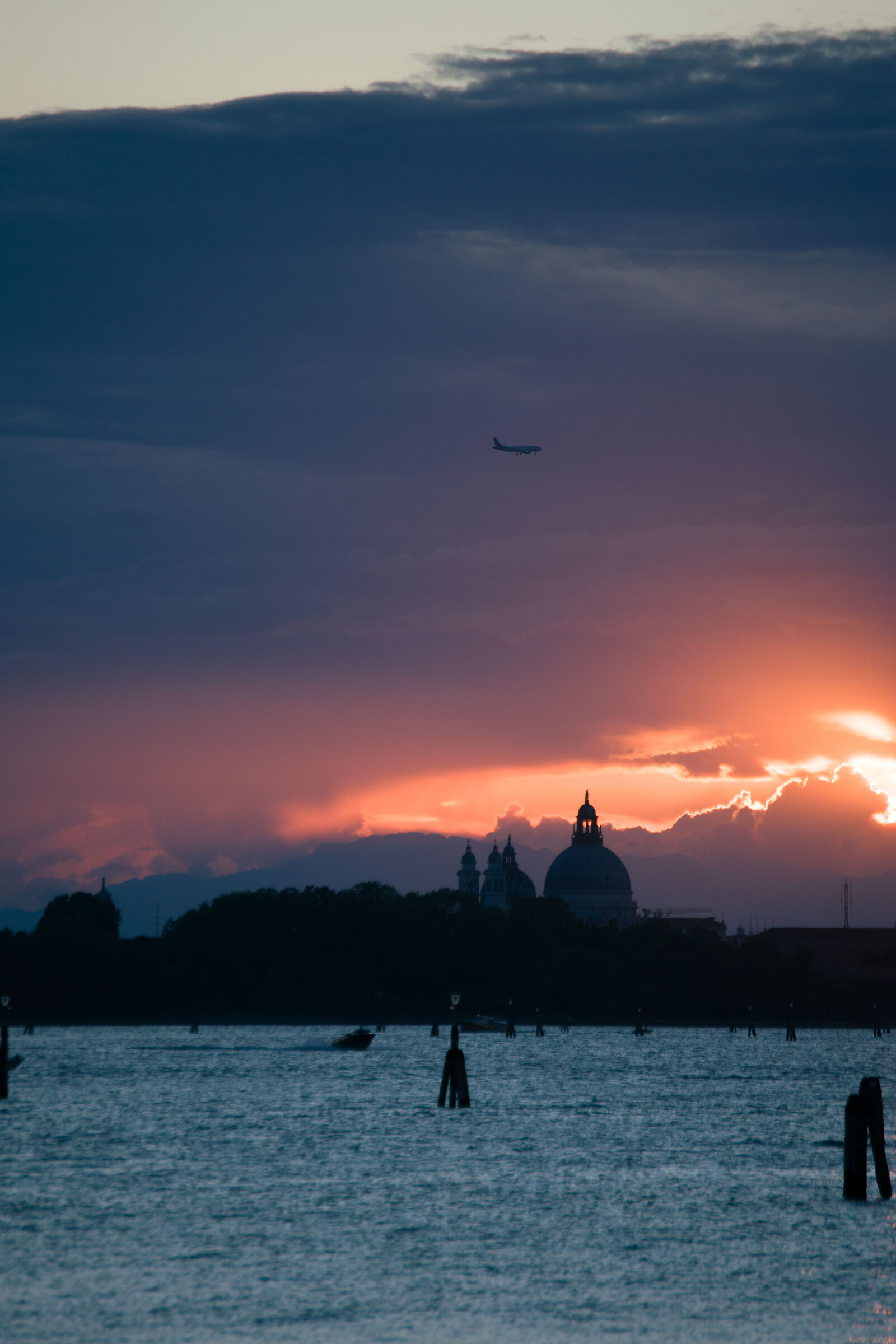 Sunset in the Lagoon
