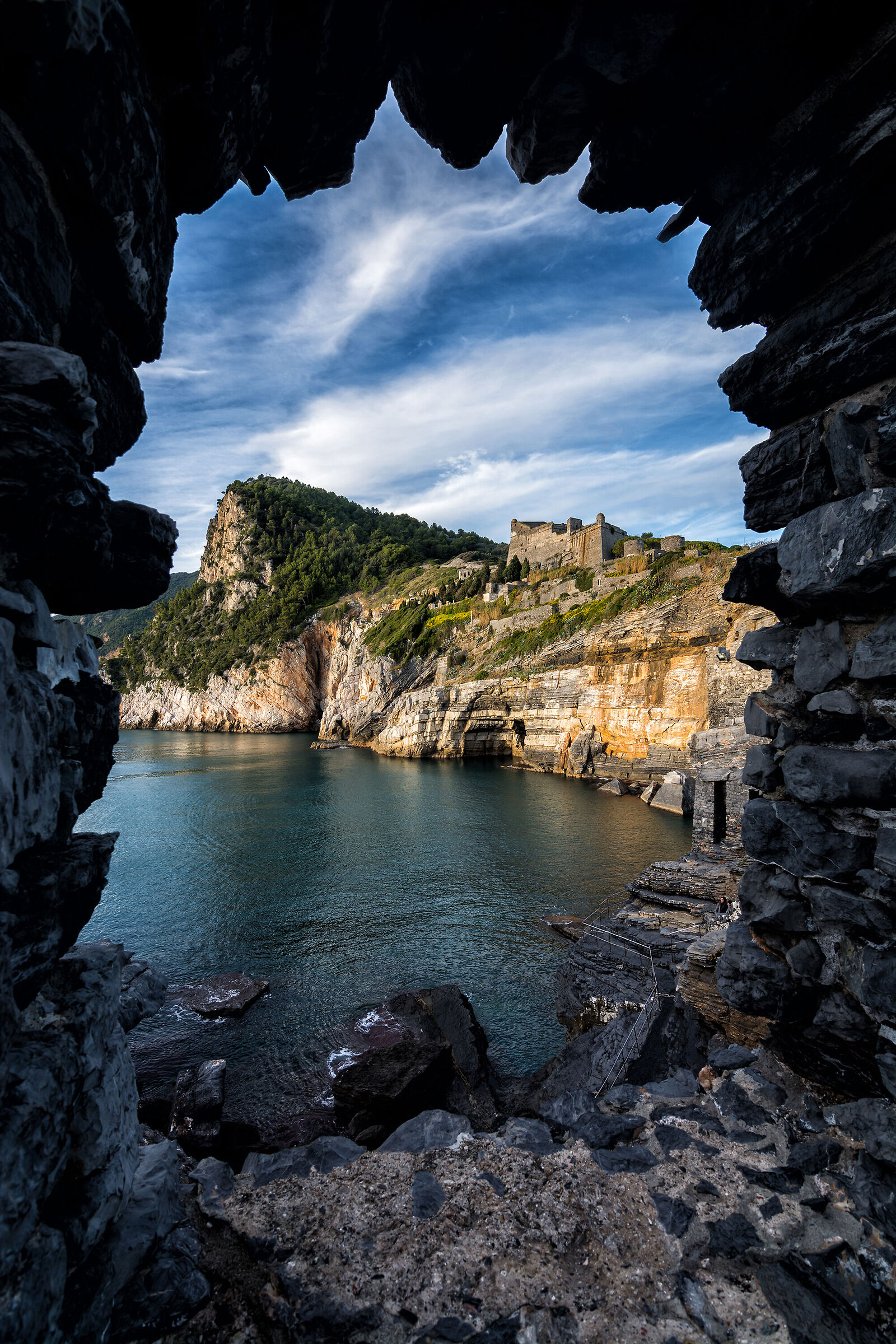 The window of Portovenere