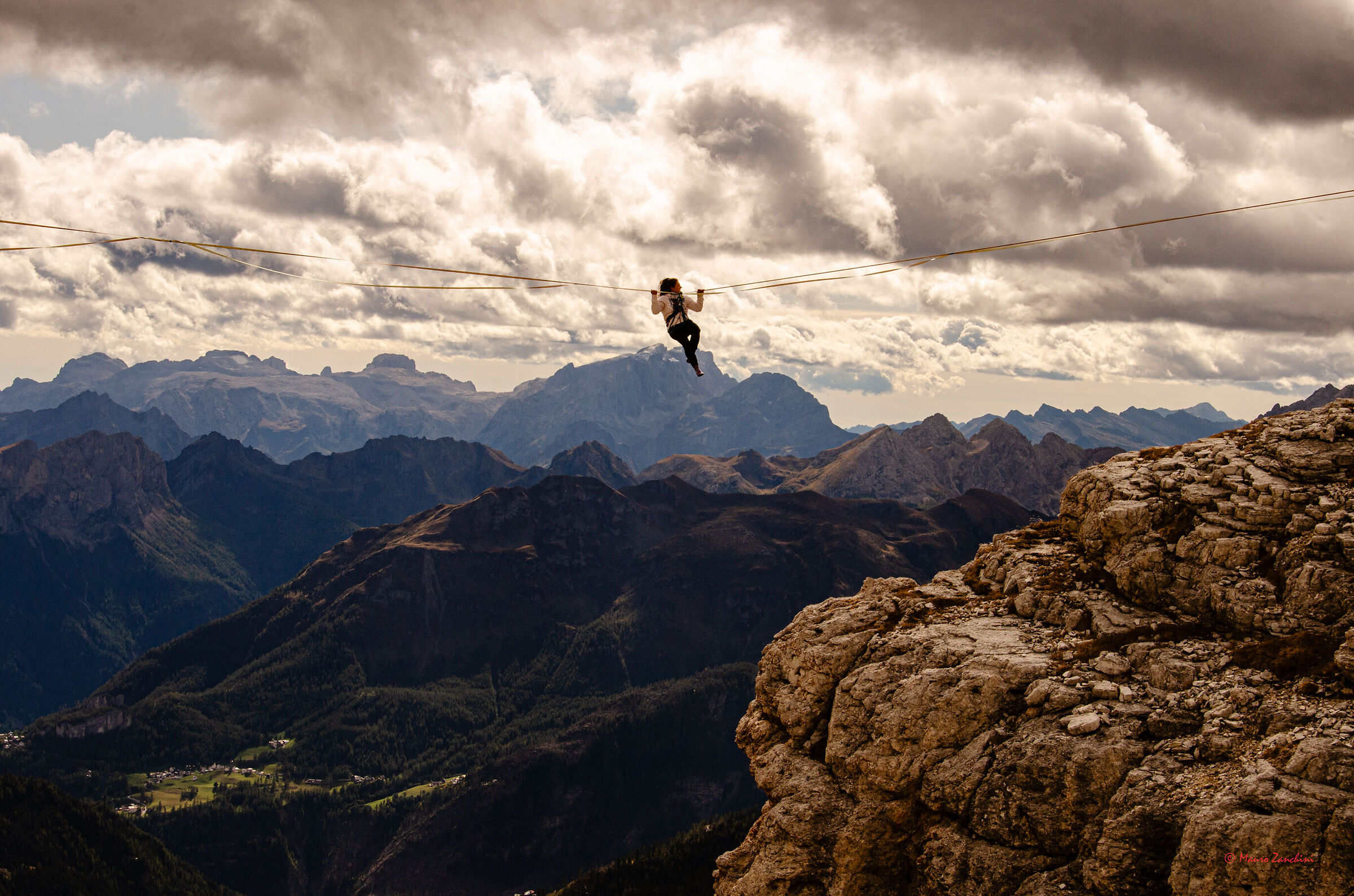 Volteggiando sulle Alpi