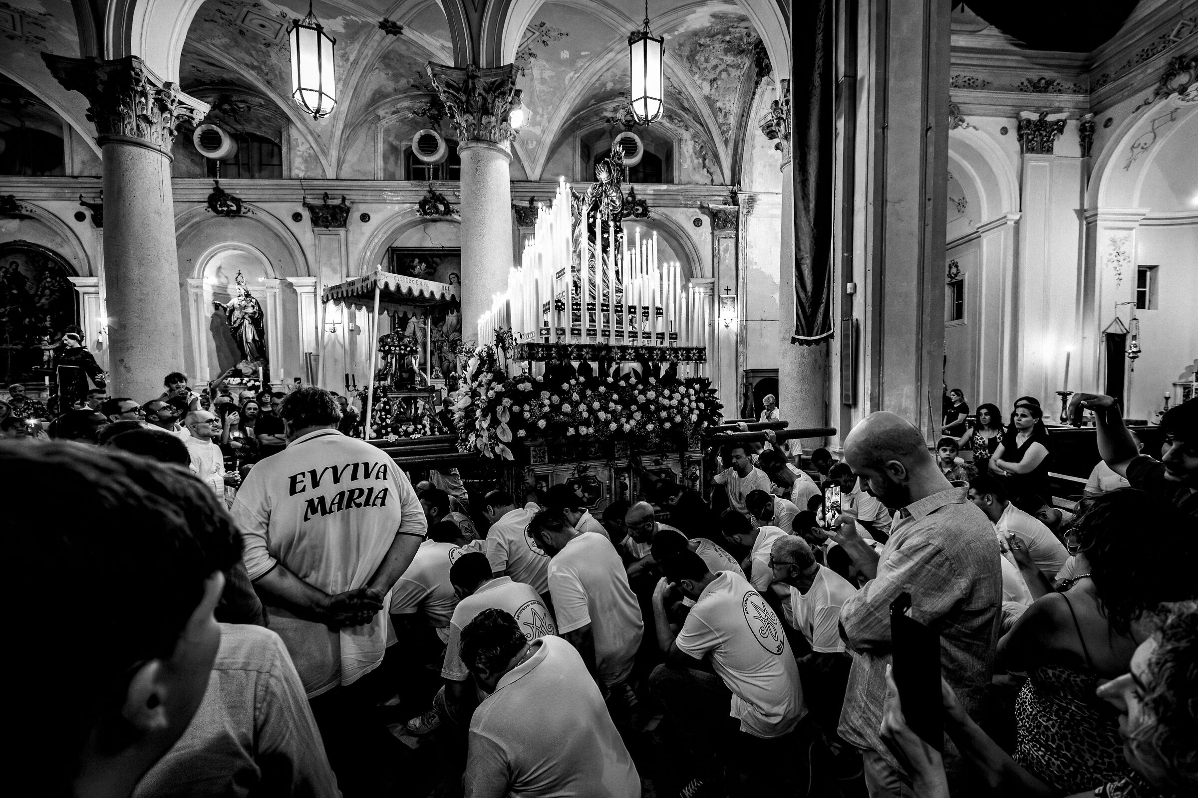 A moment of recollection for the bearers