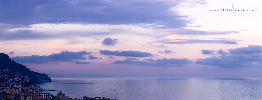 Sunset in Pietra Ligure