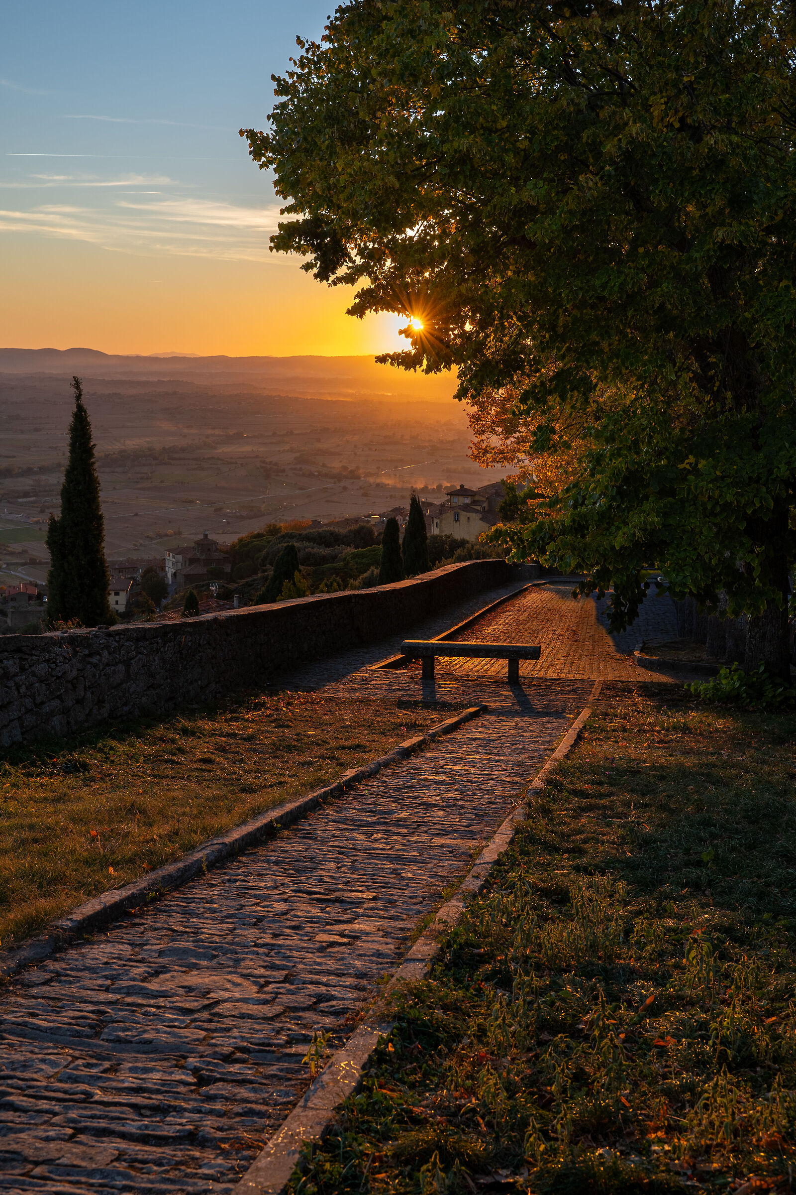 Sunset in Cortona