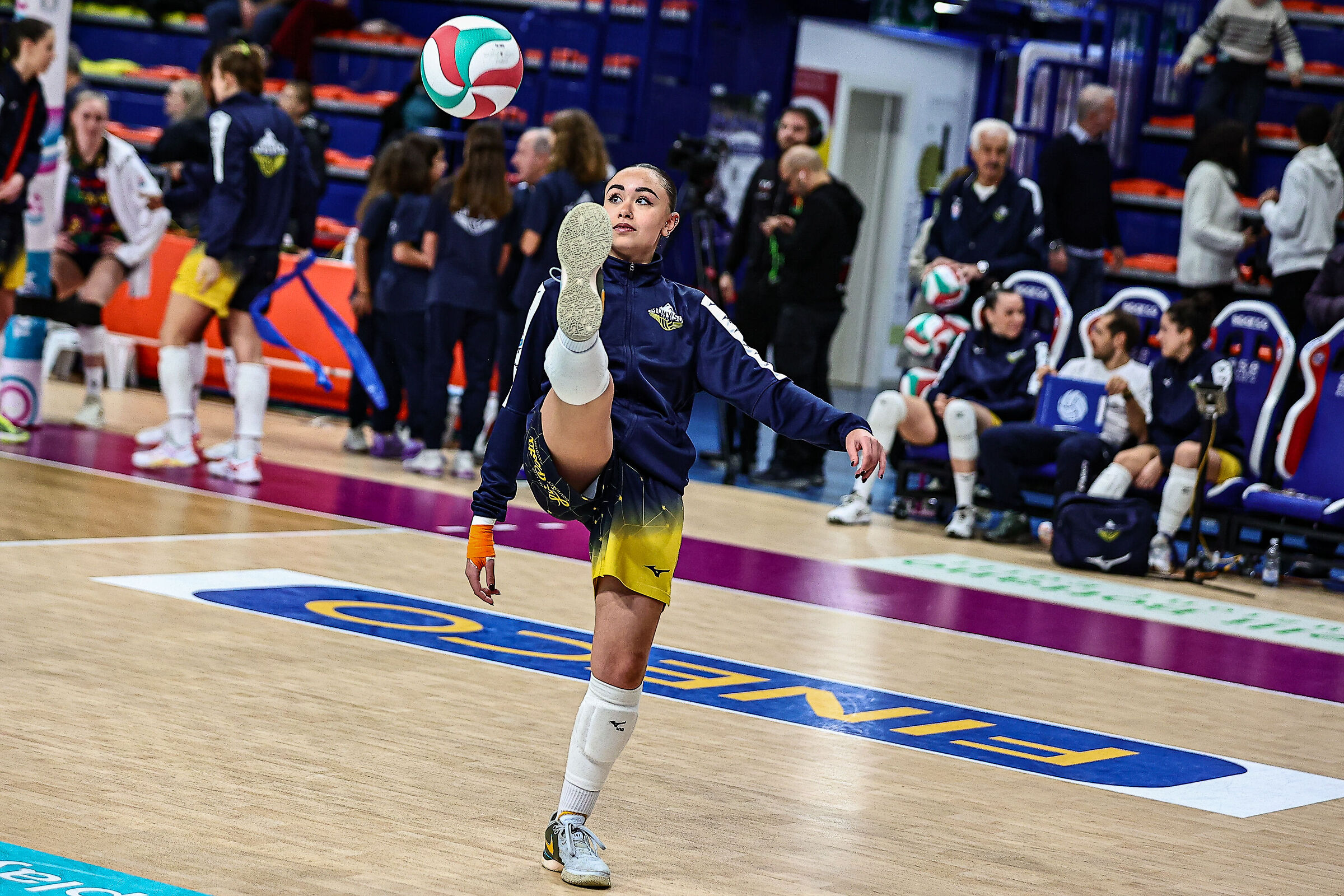 Footballer or volleyball player?