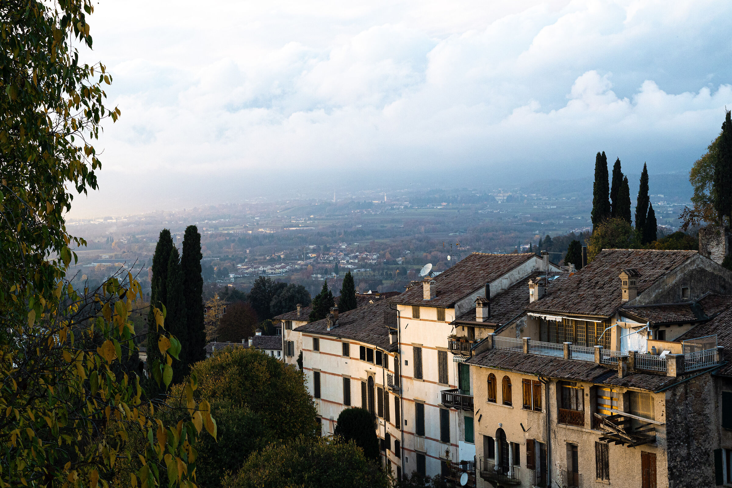 Paesaggio dal castello
