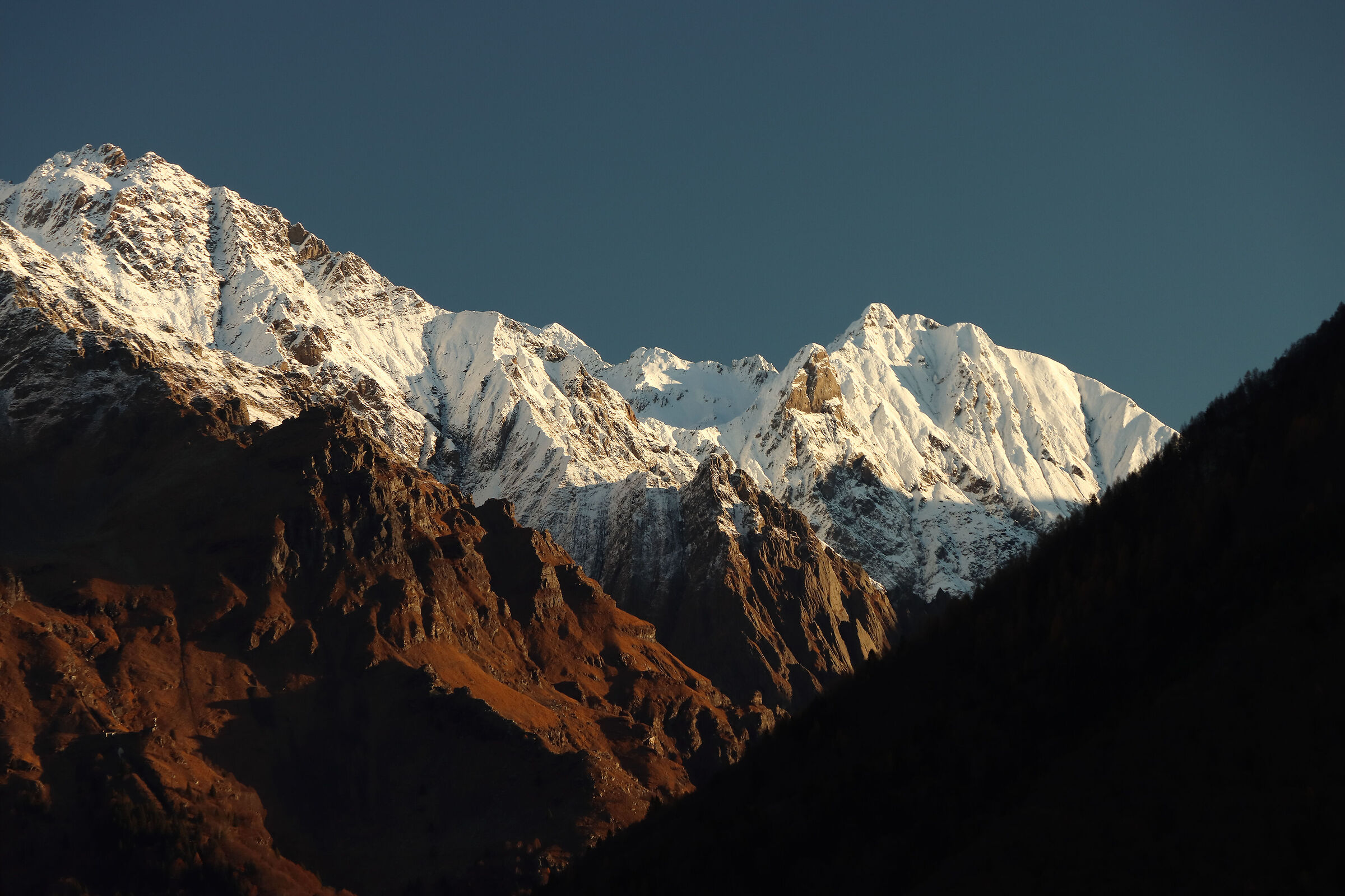 the ridges of the Coca lace