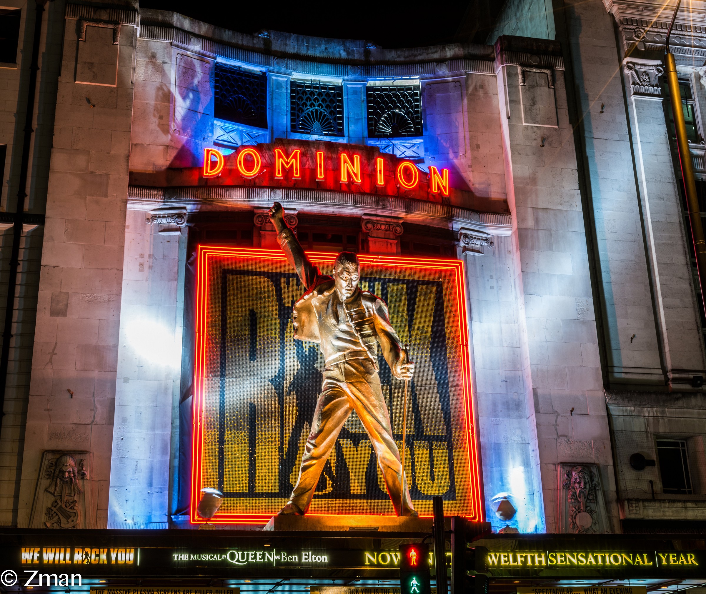 Dominion theater Oxford Street