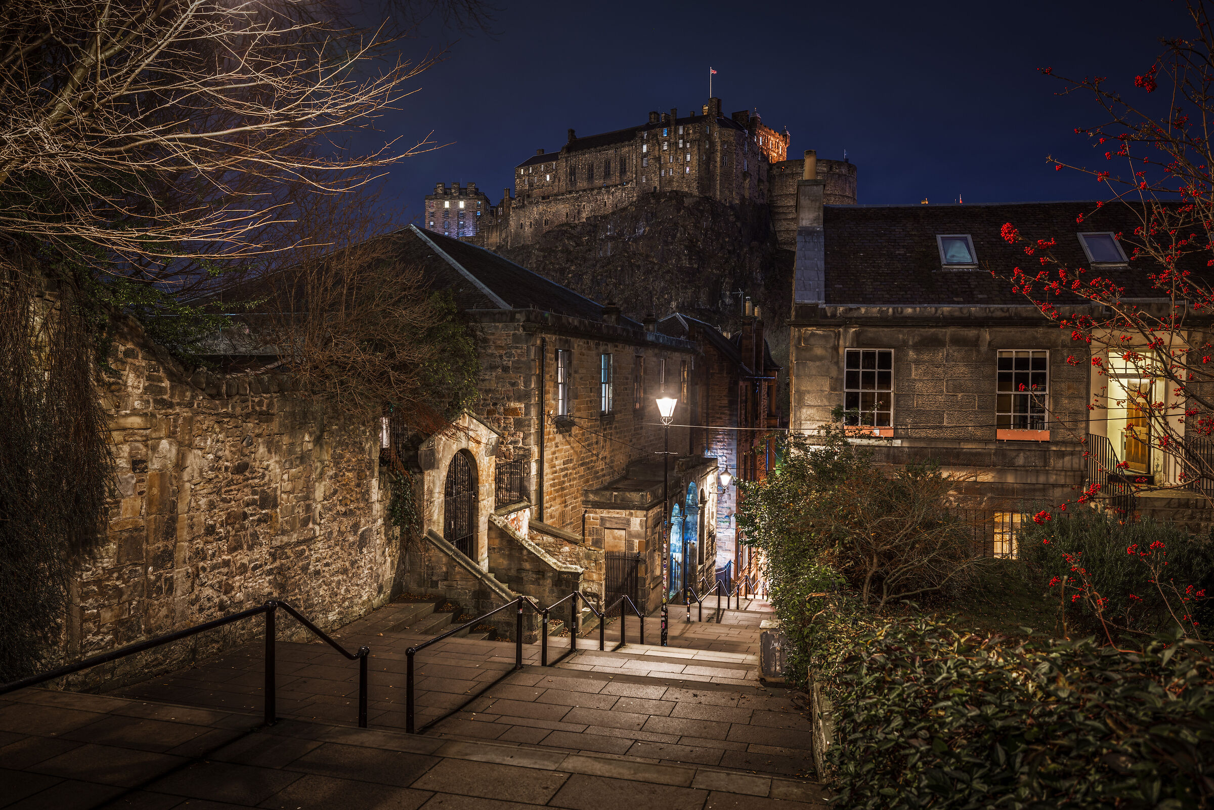 La scalinata di Edinburgo